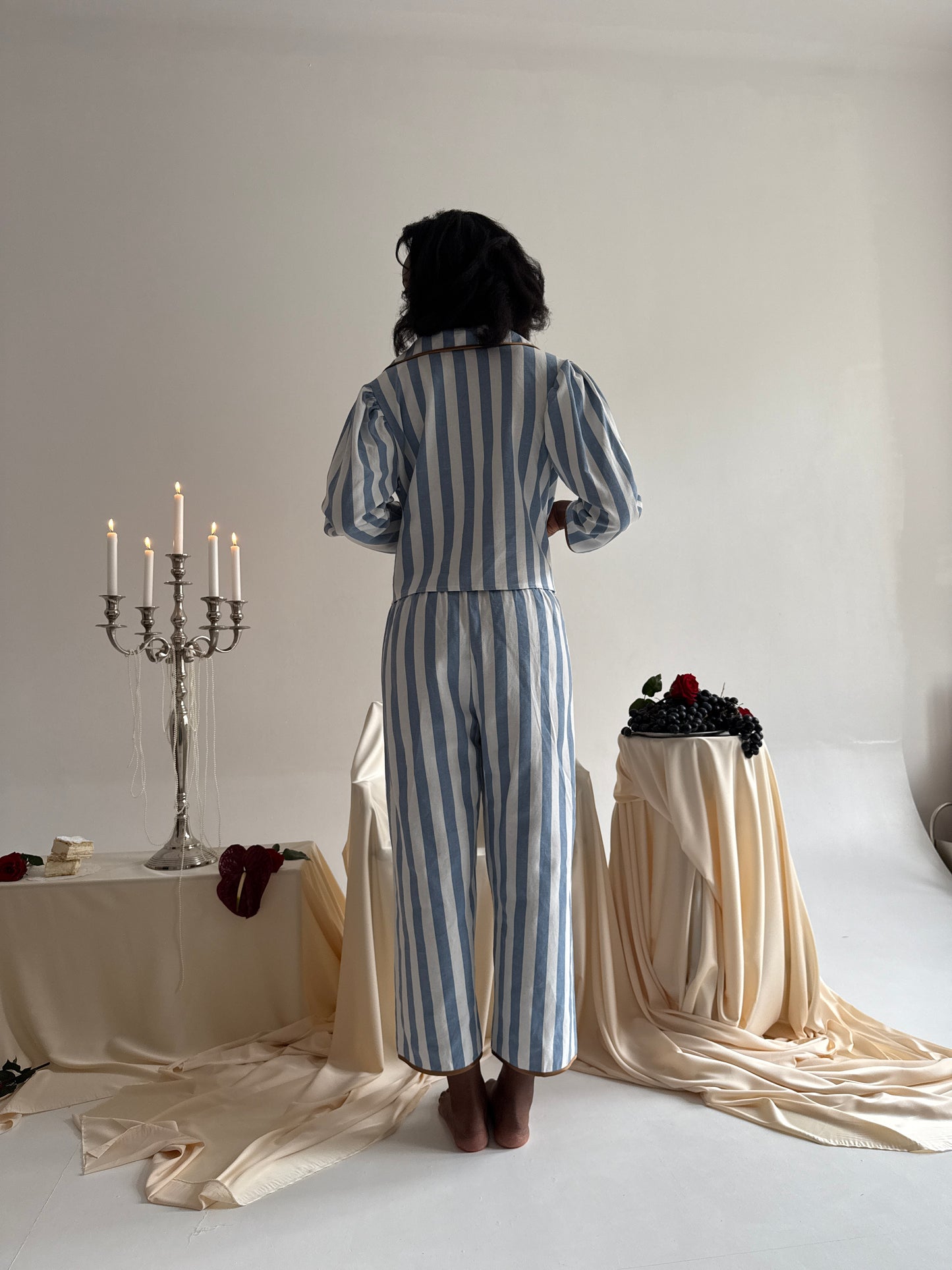 Cotton striped pyjamas
