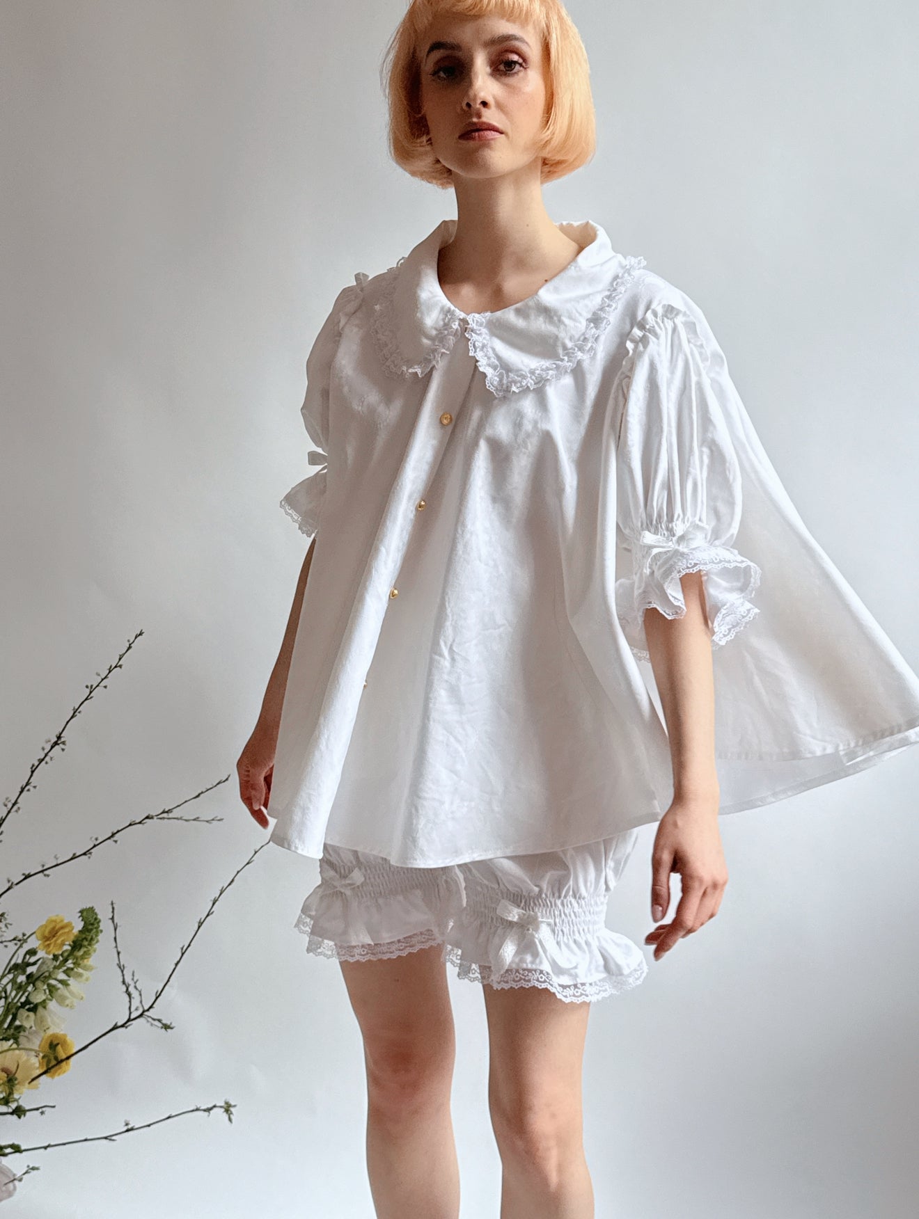 White Bloomer Set