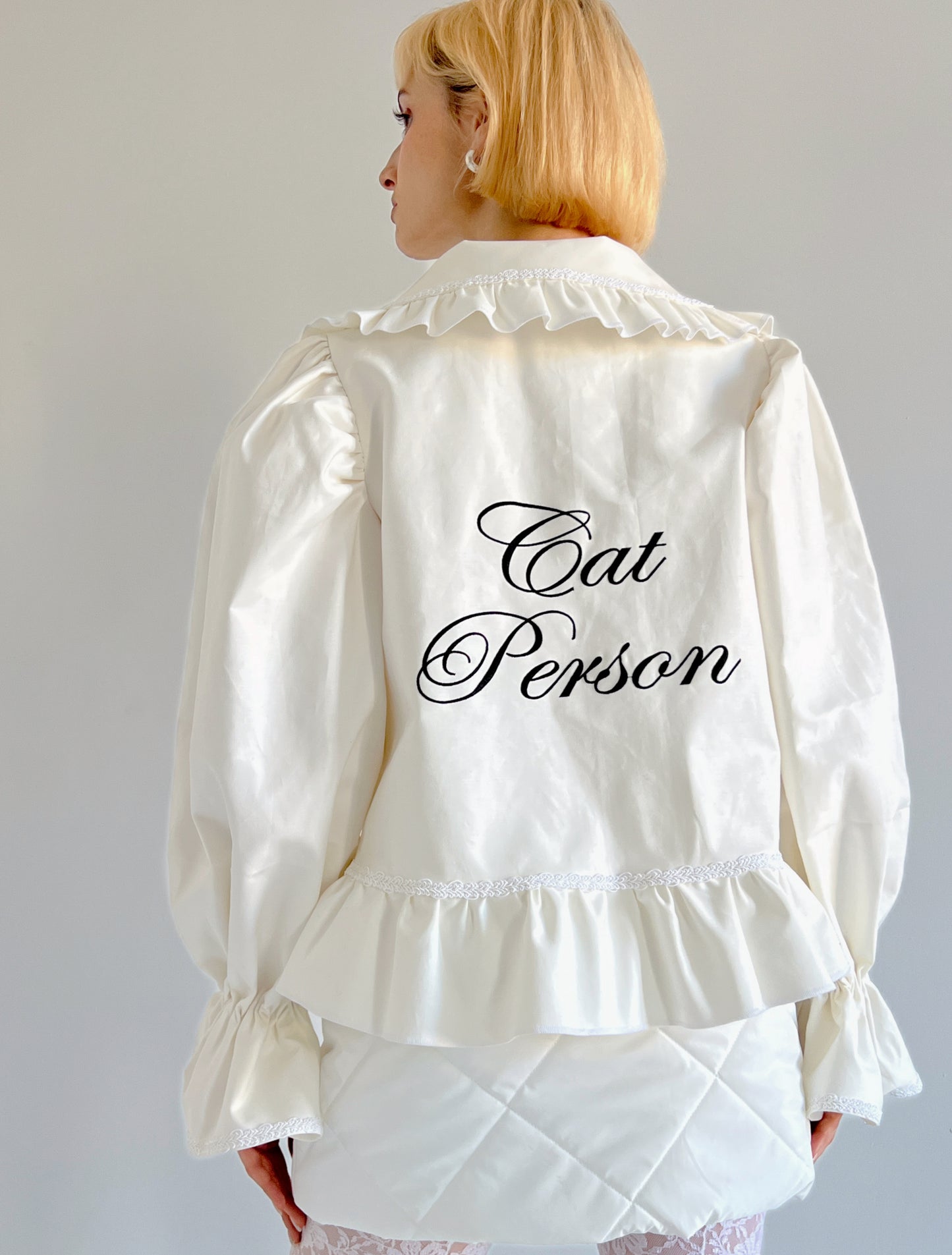 Cat Person Cotton Shirt