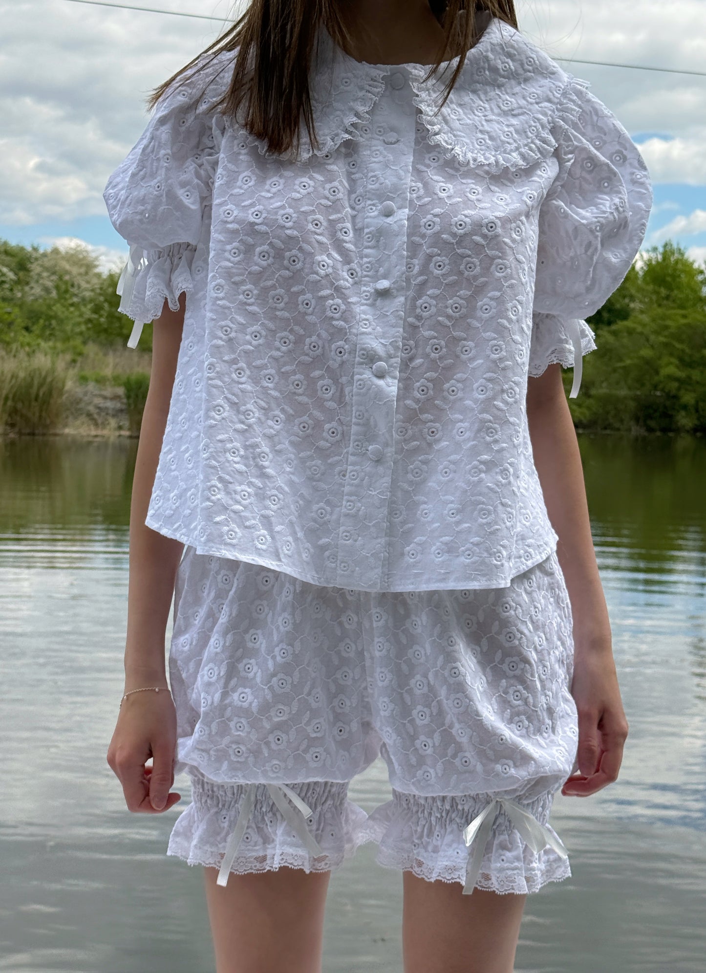 Summer Cotton Bloomer Set