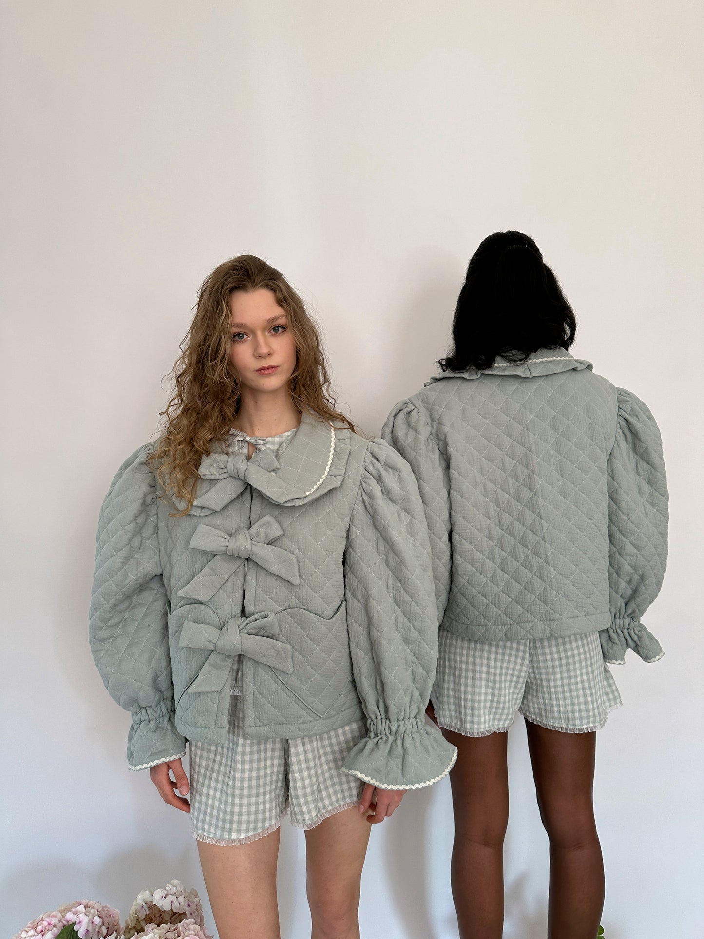 Sage green coat