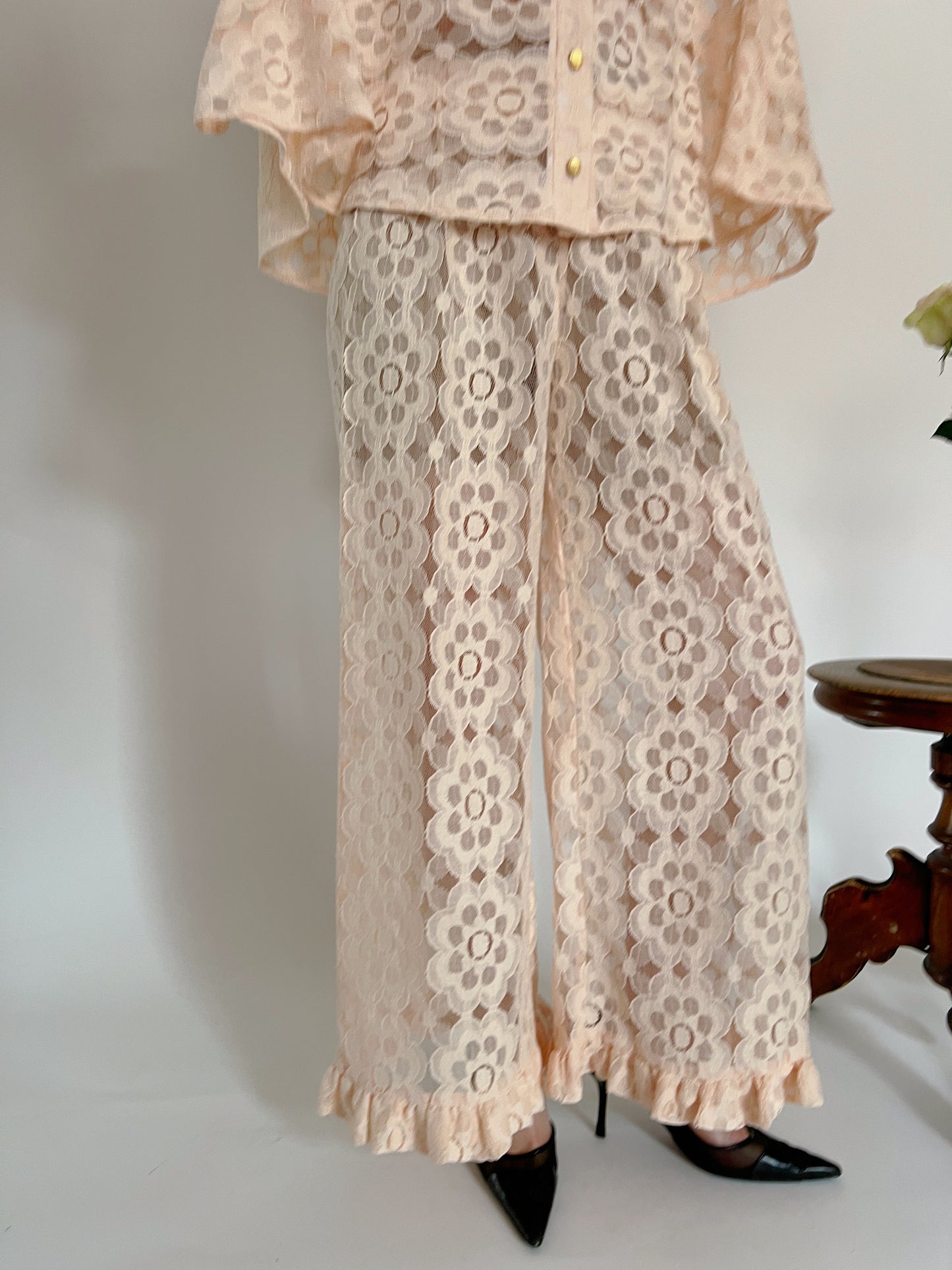 Floral Cotton Lace Set