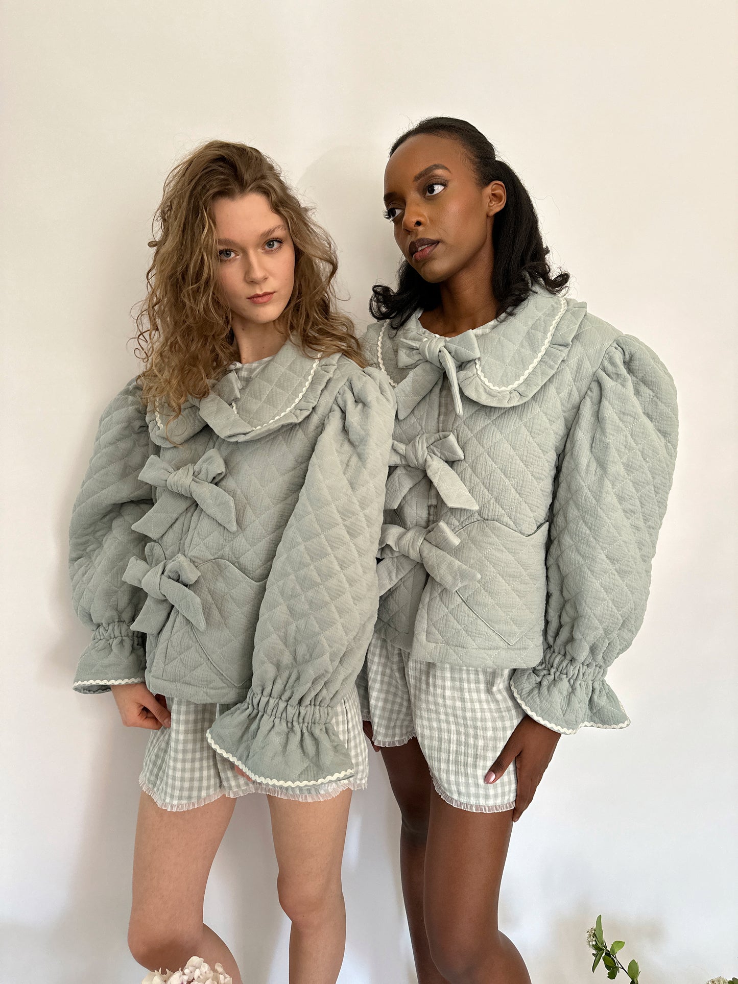 Sage green coat