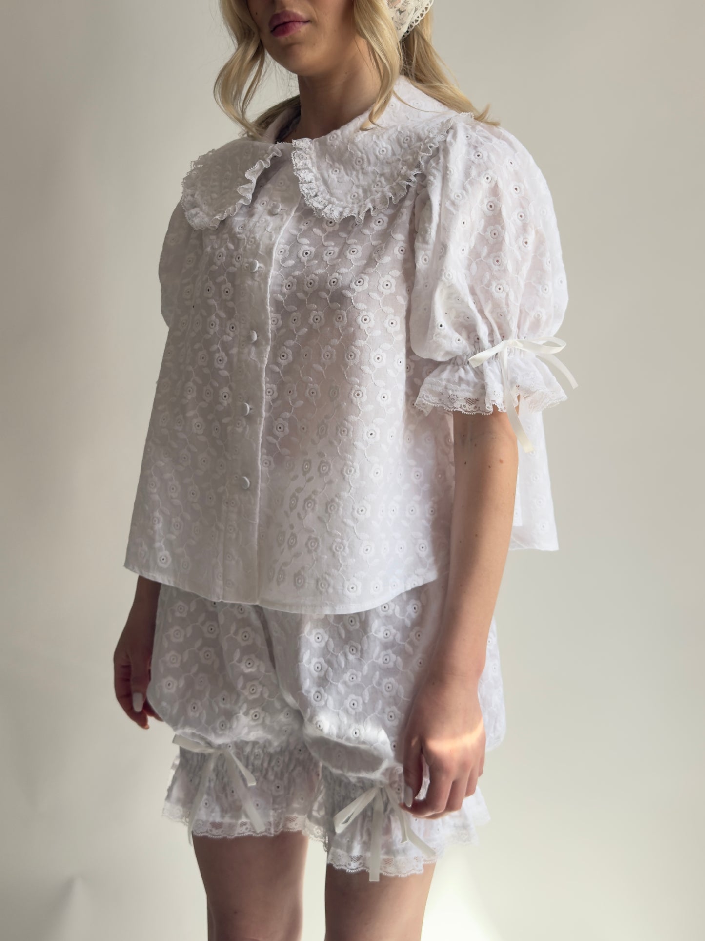 Summer Cotton Bloomer Set