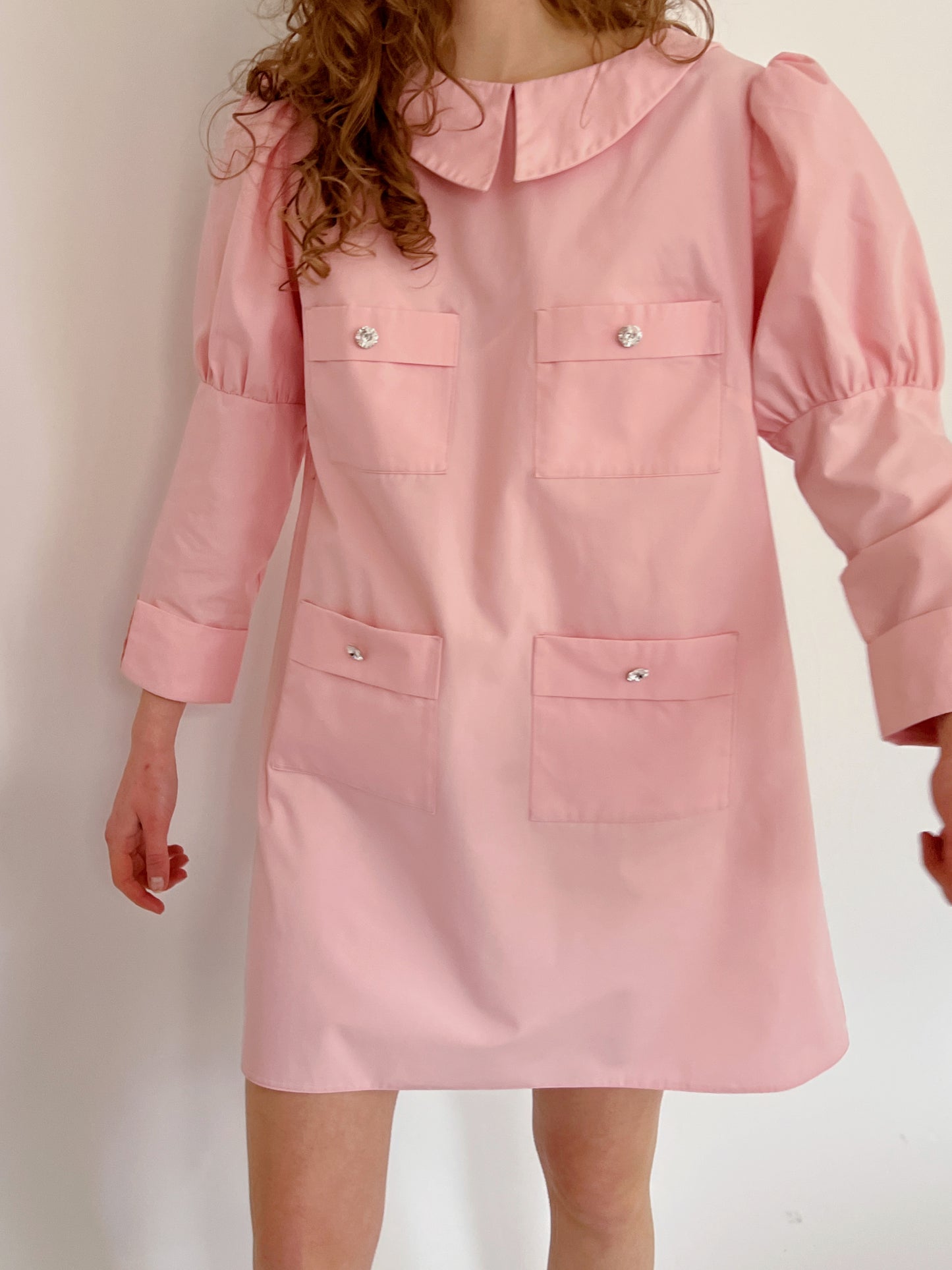 Reworked Pink Girlboss Dress