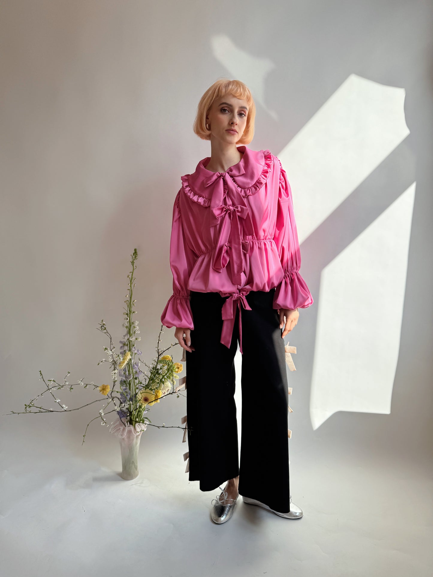 Satin Bow Top