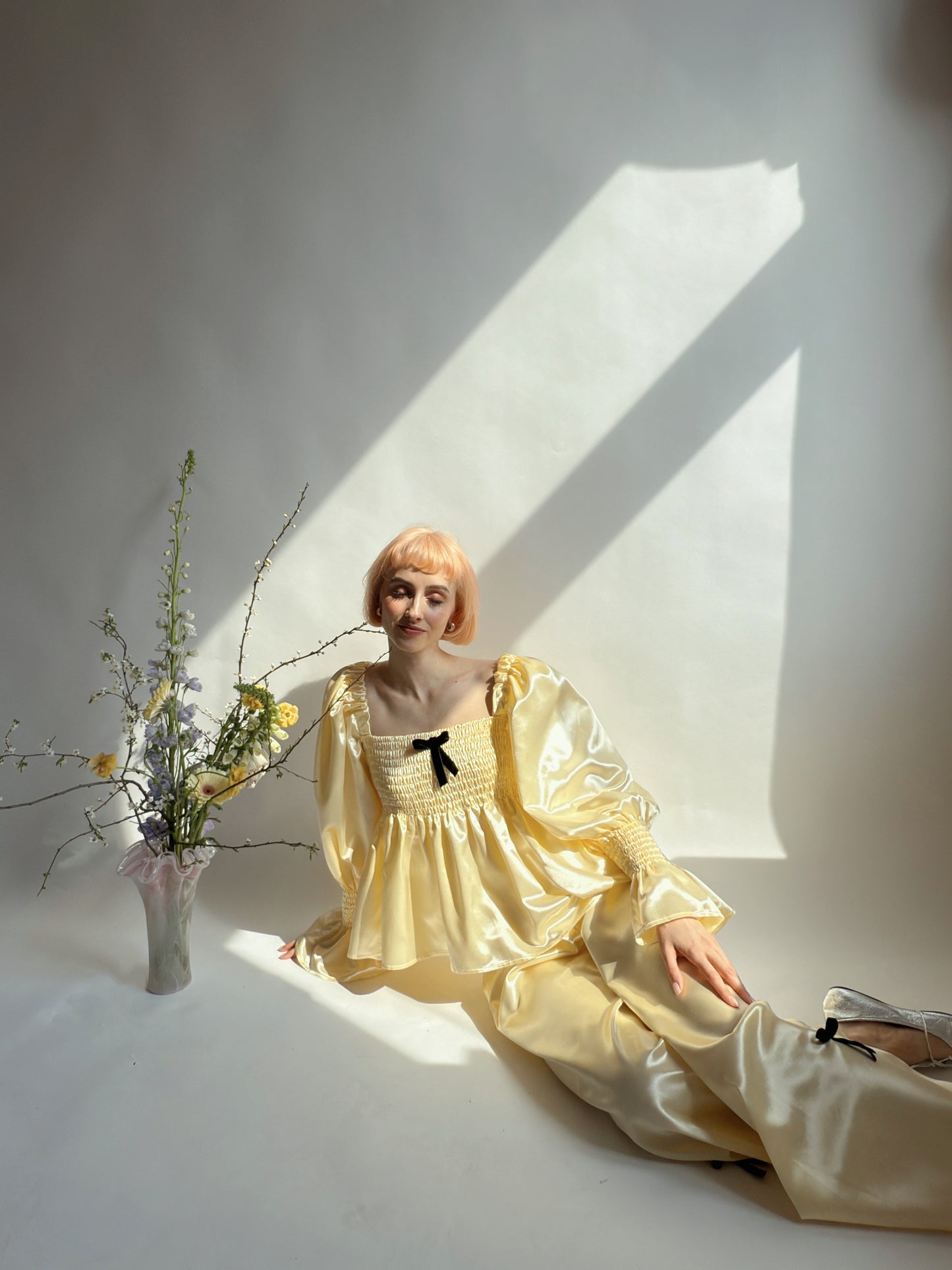Butter Satin Spring Set