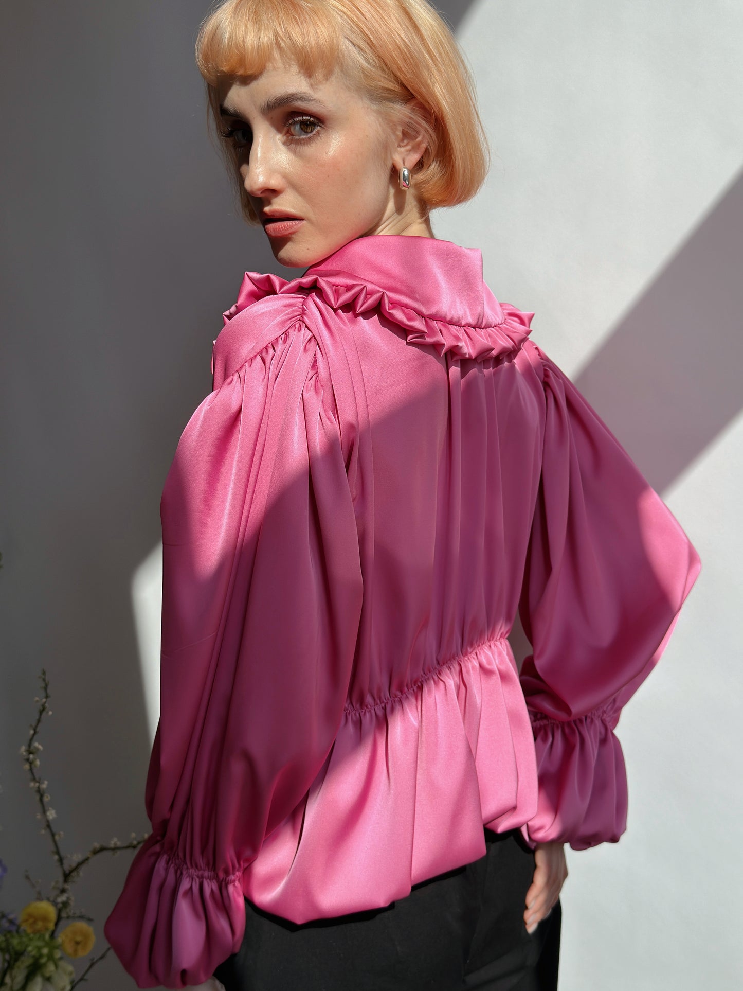 Satin Bow Top