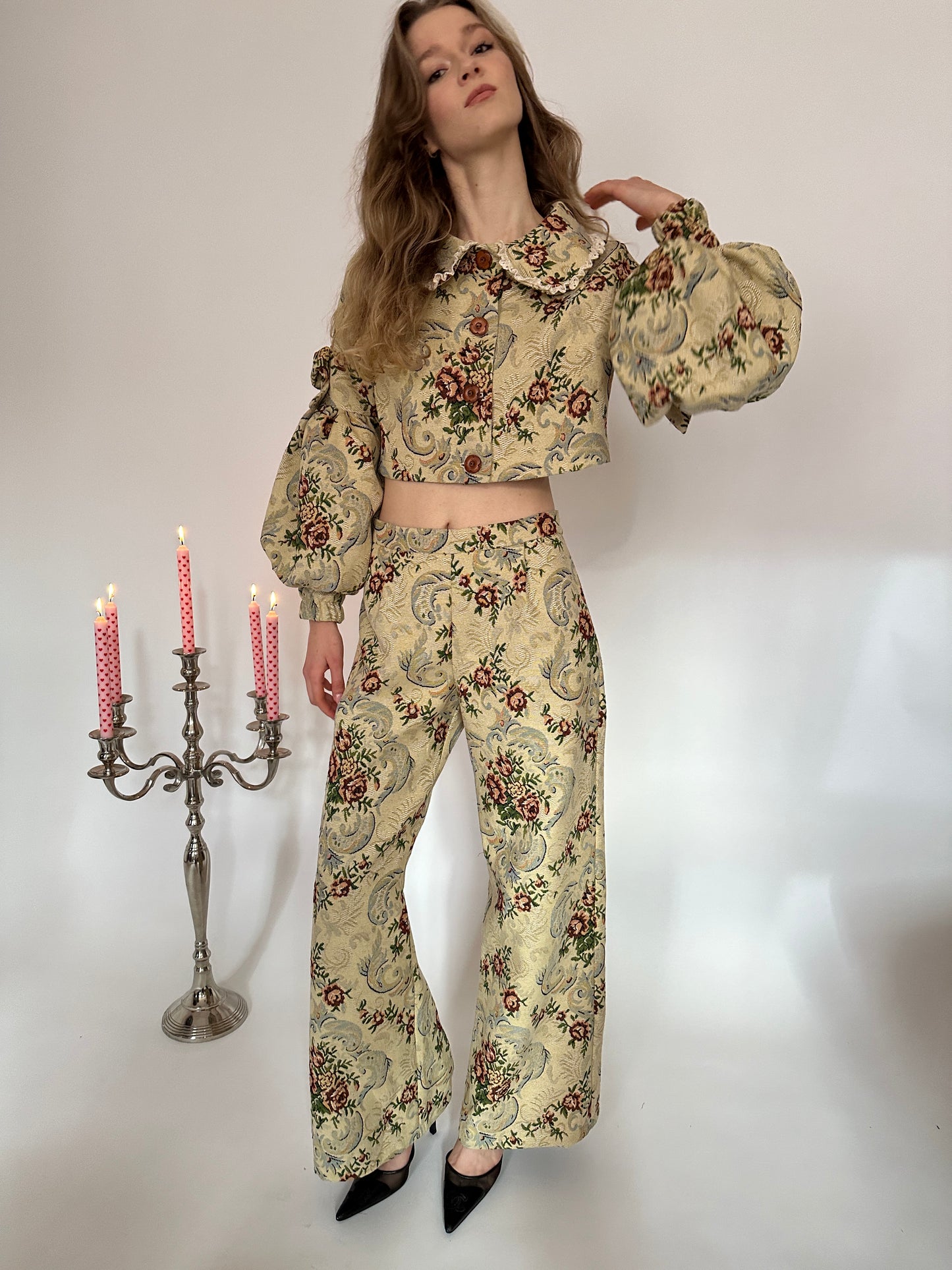 Floral Royal Blazer