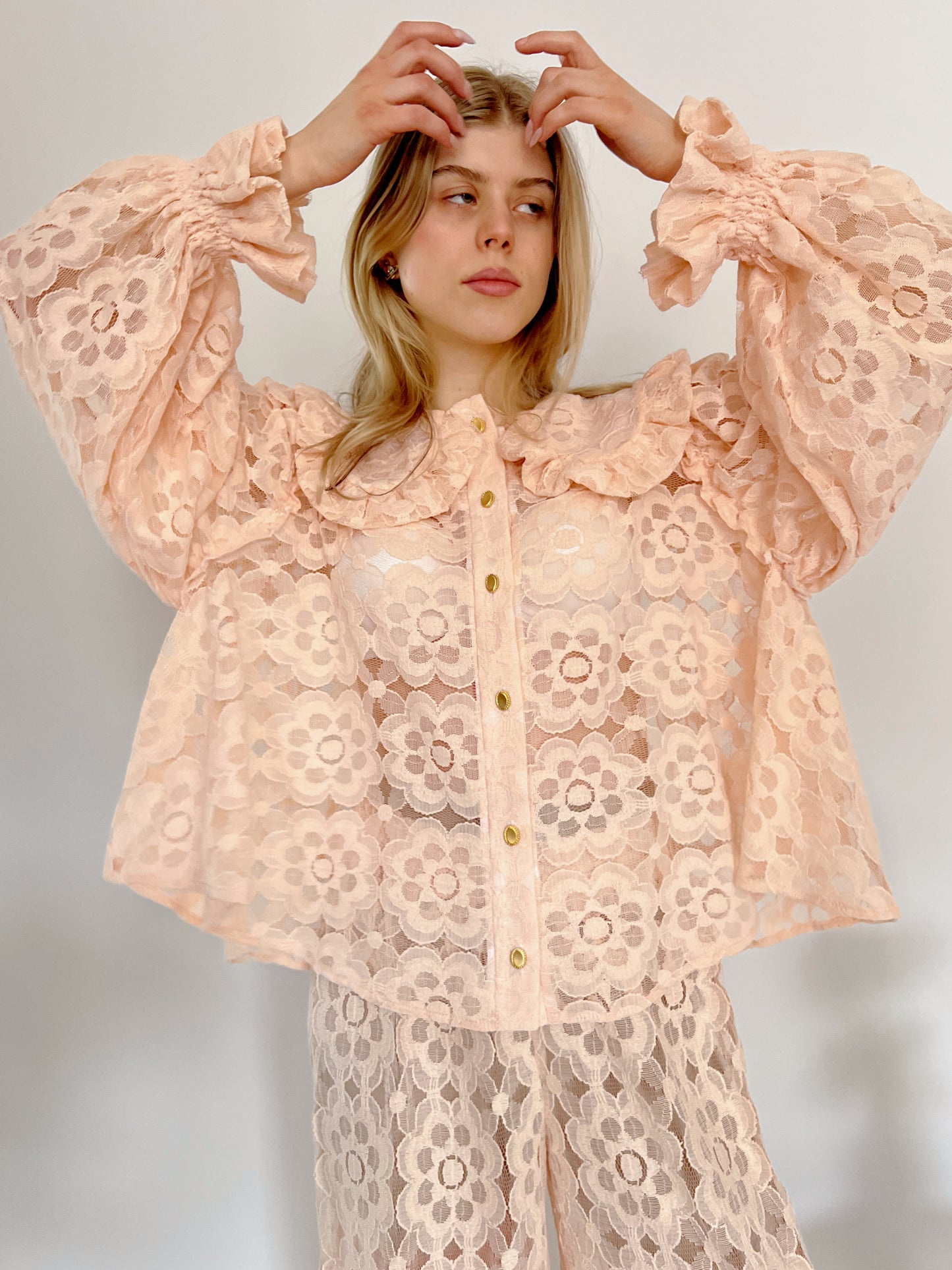 Floral Cotton Lace Set