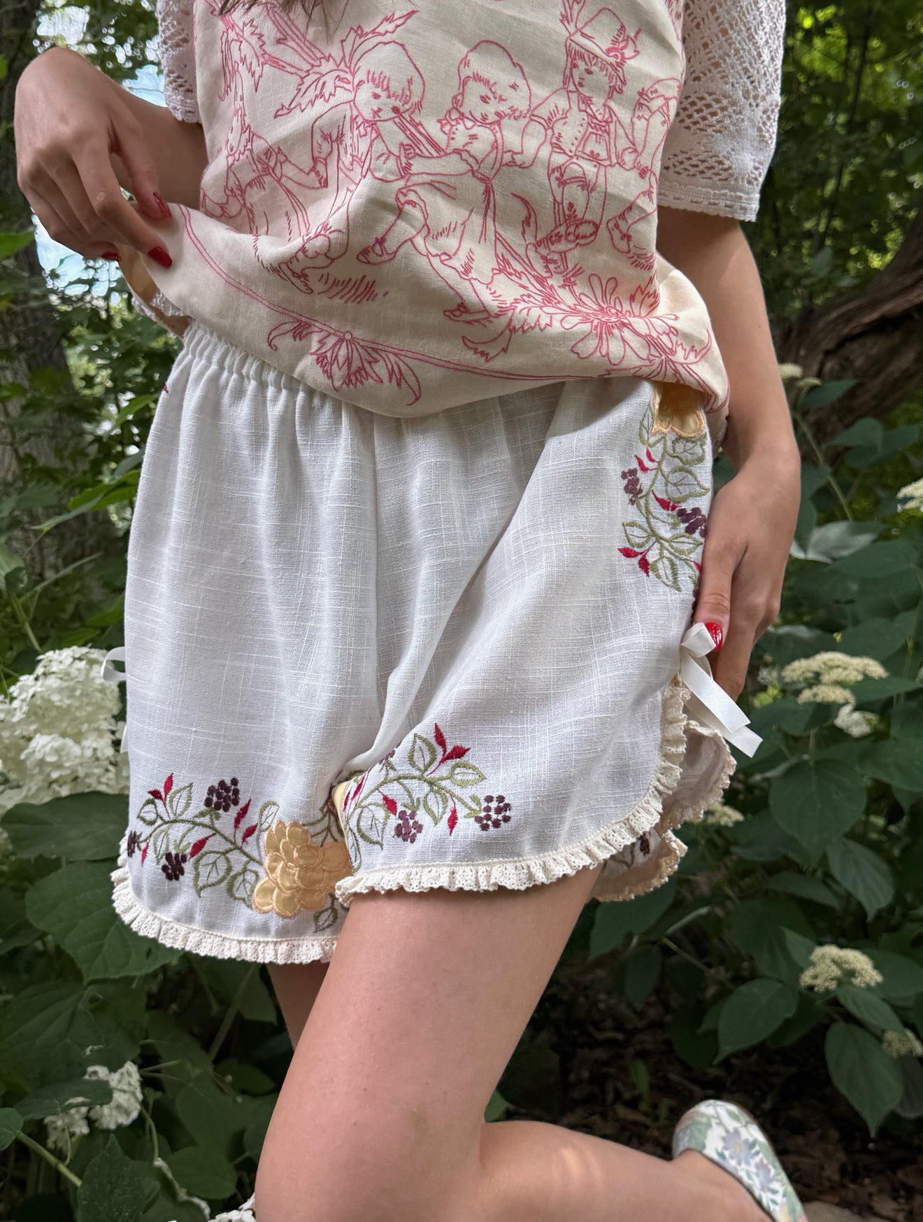 Reworked Fruits Shorts