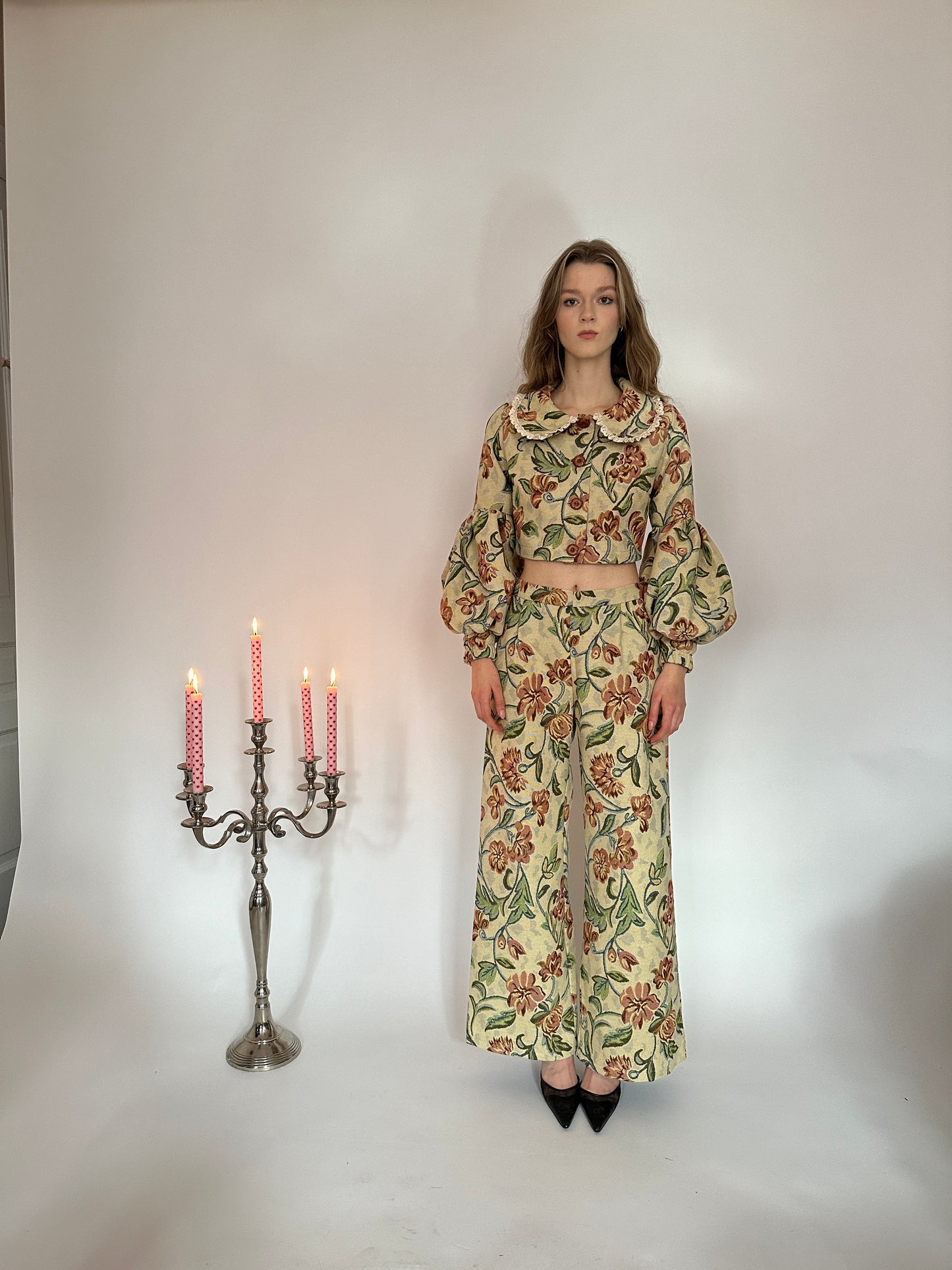Big Florals Royal Trousers