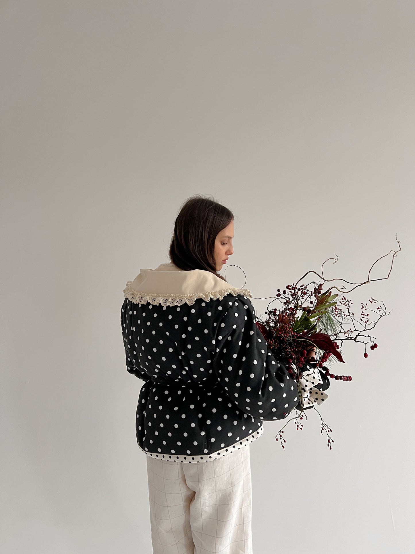 Big Polka Dots Puffer Jacket