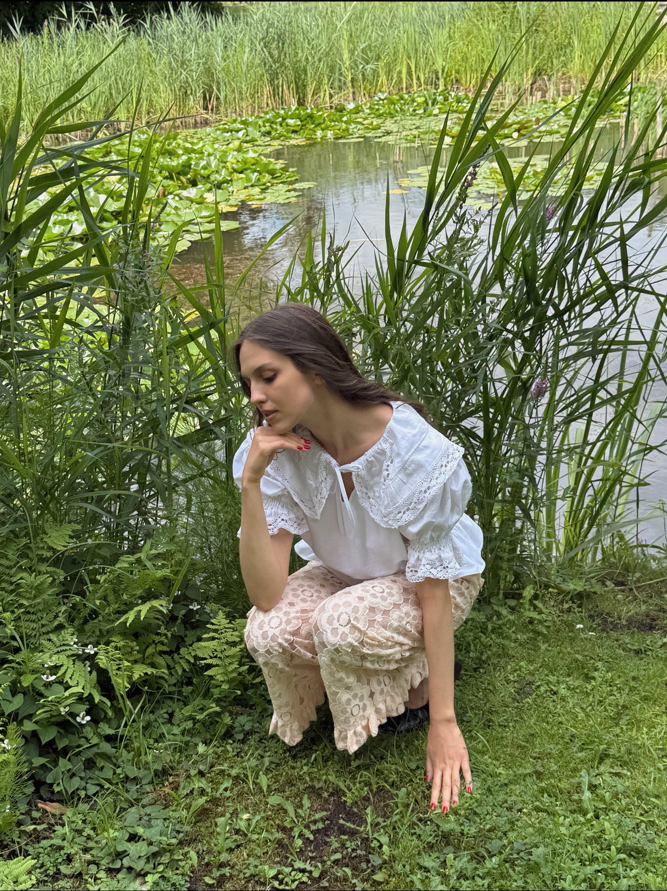Reworked White Cotton Shirt