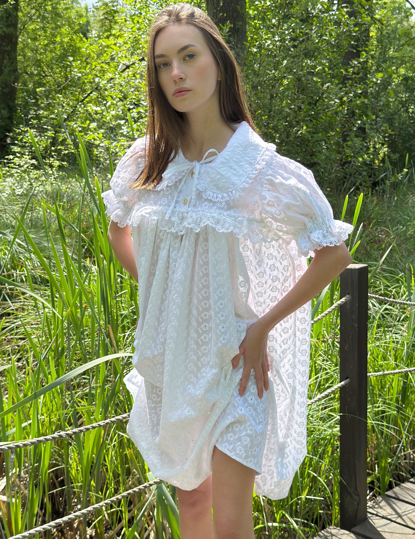 Summer Cotton Babydoll Dress