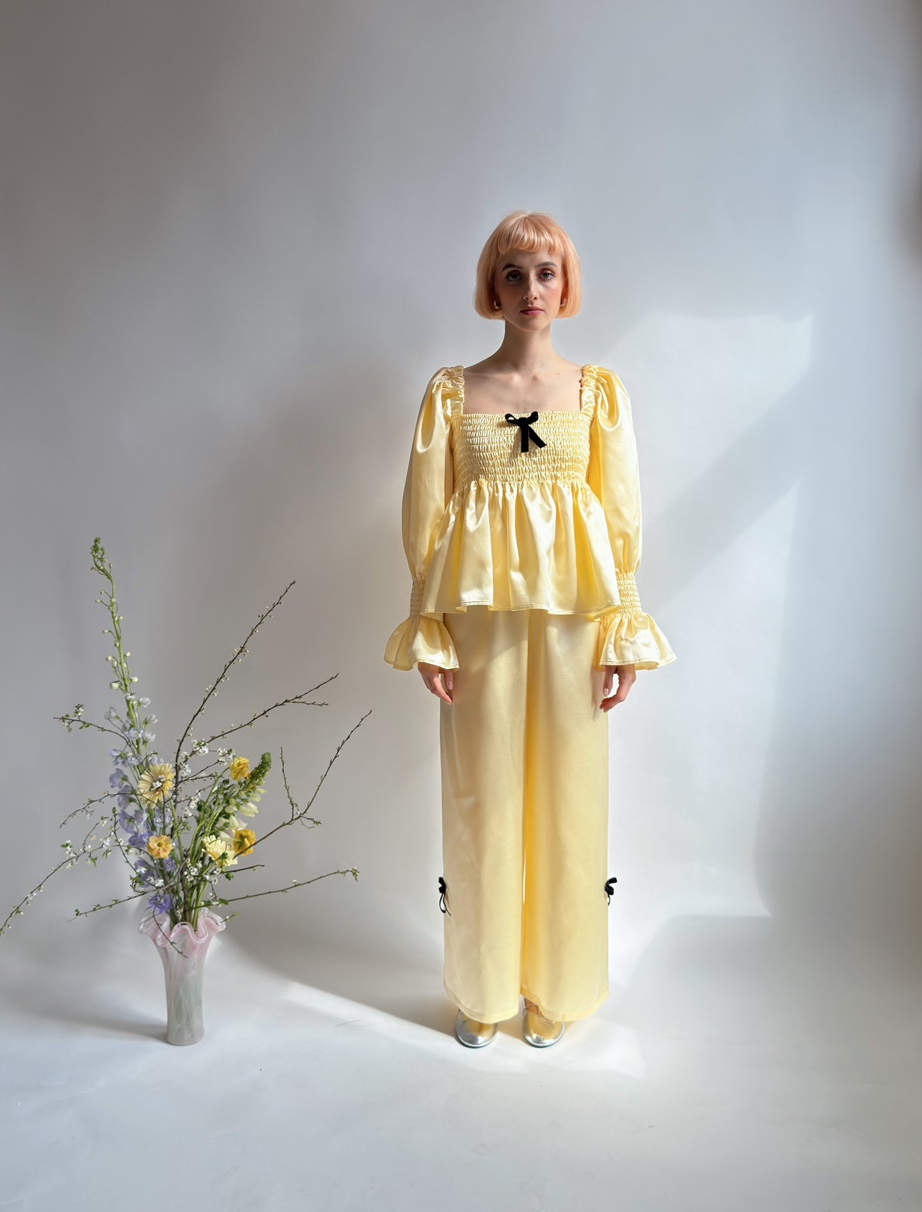 Butter Satin Spring Set