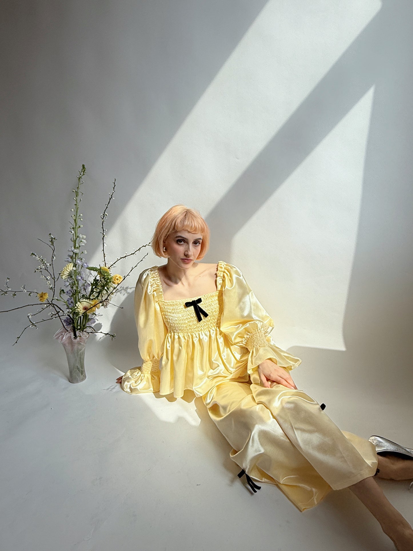 Butter Satin Spring Set