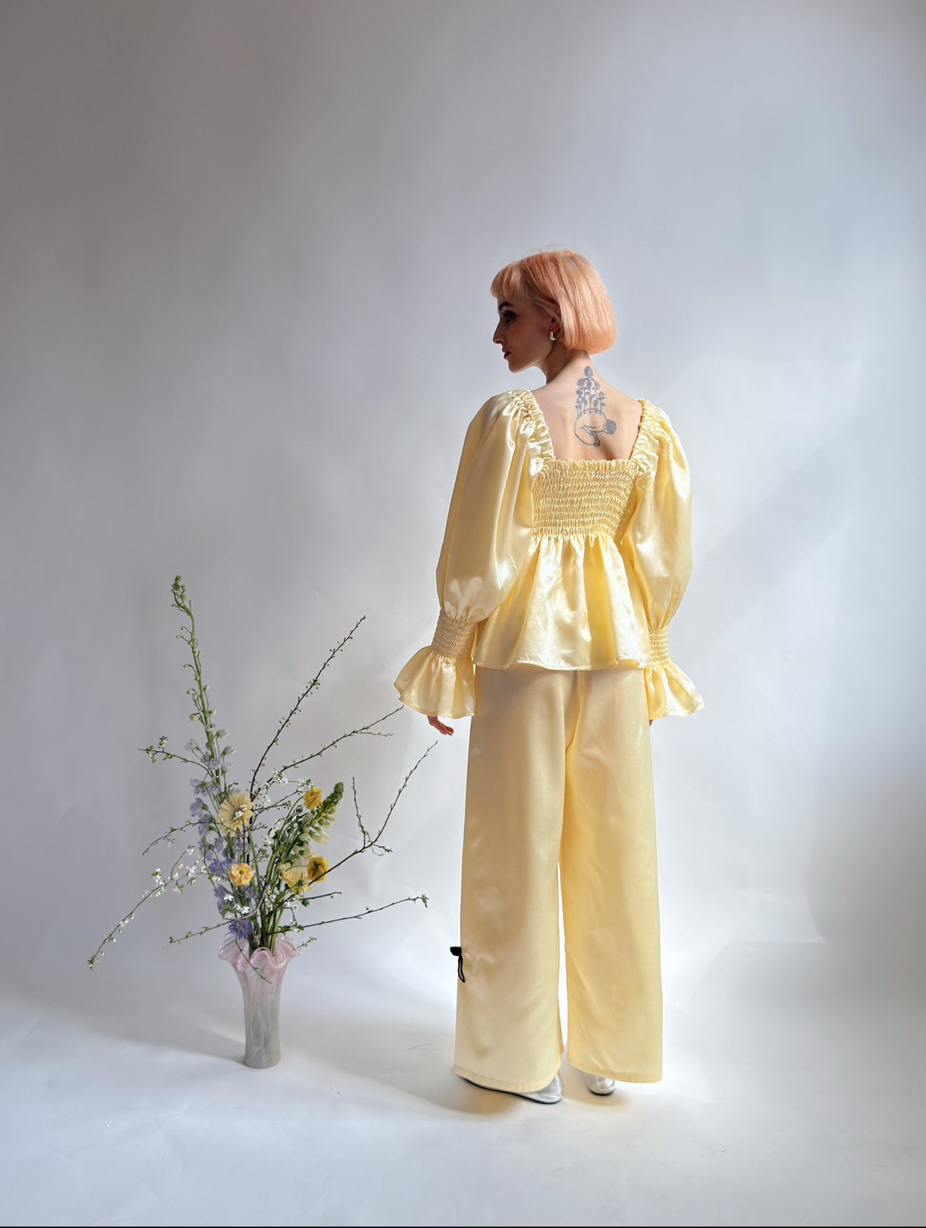 Butter Satin Spring Set