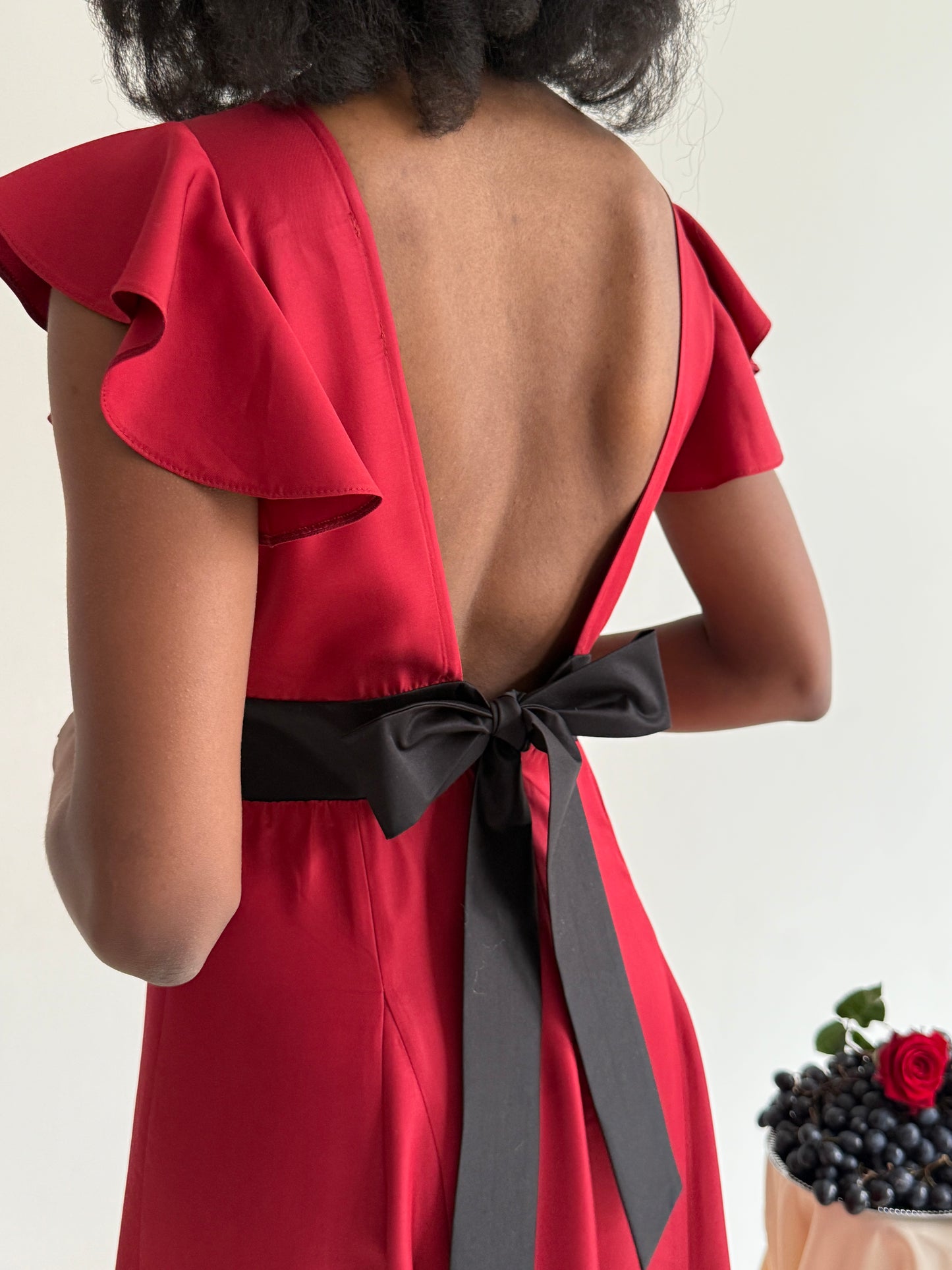 Red princess dress