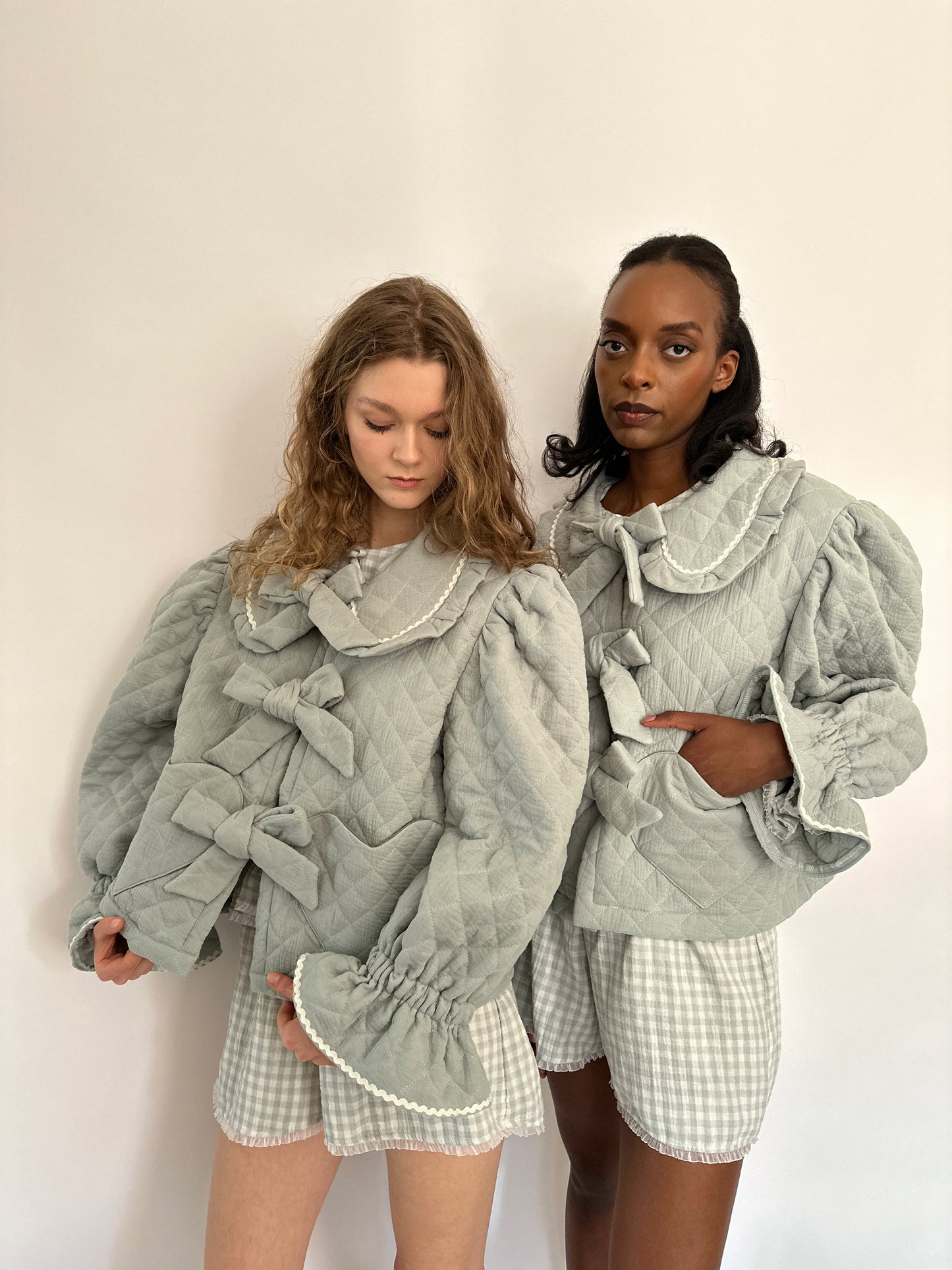 Sage green coat