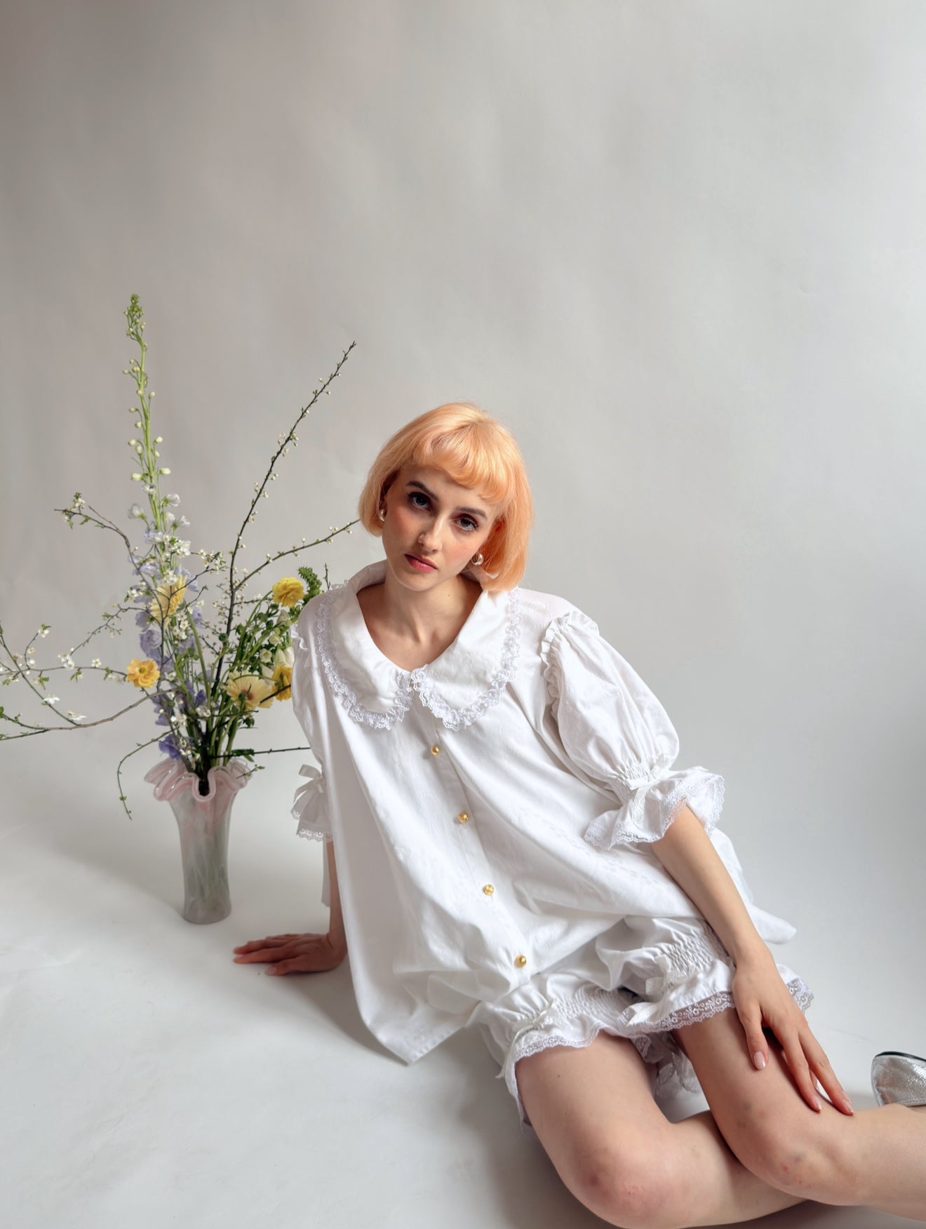 White Bloomer Set