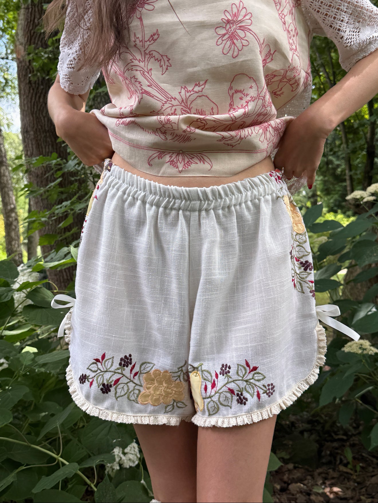 Reworked Fruits Shorts