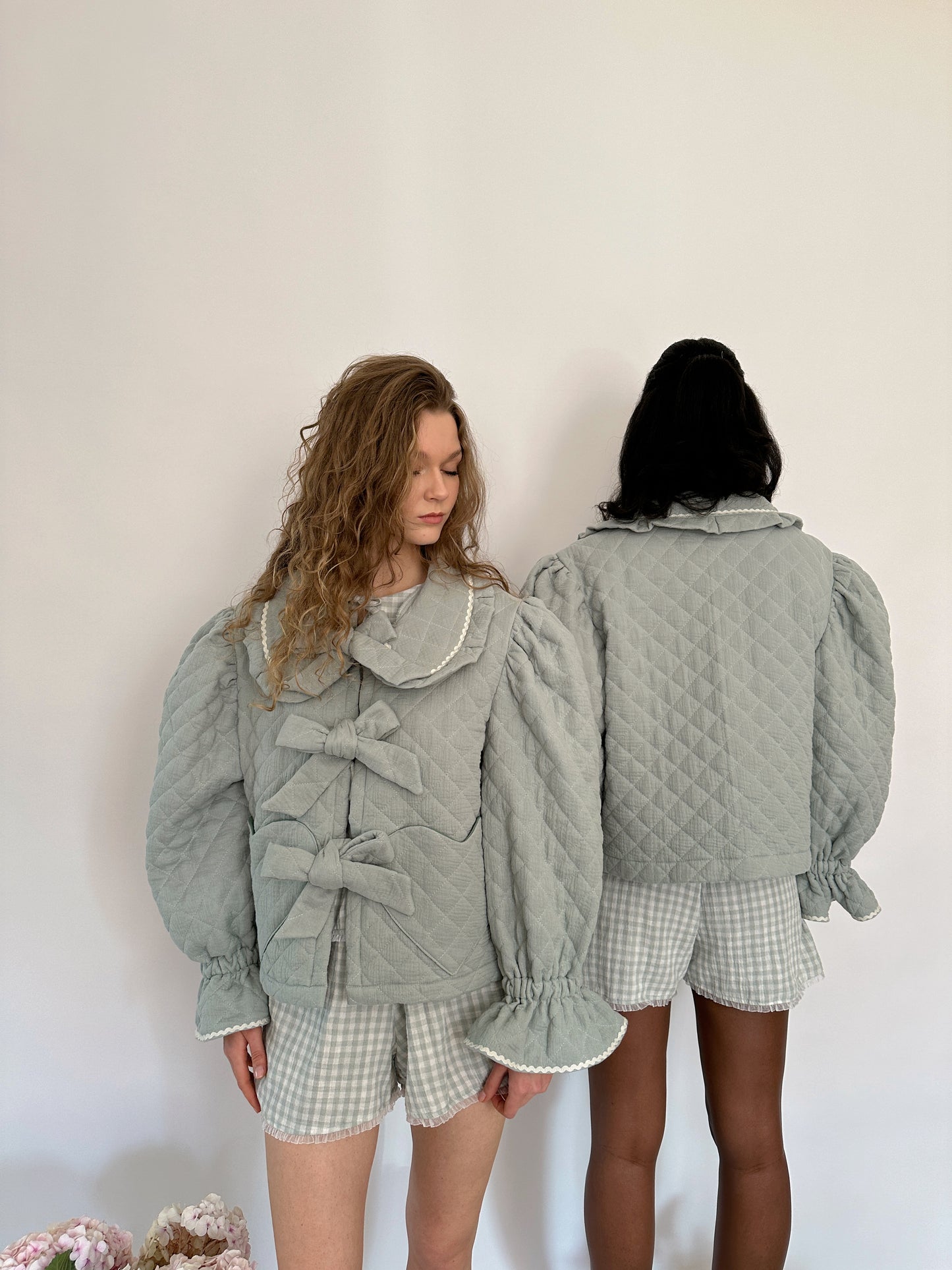 Sage green coat