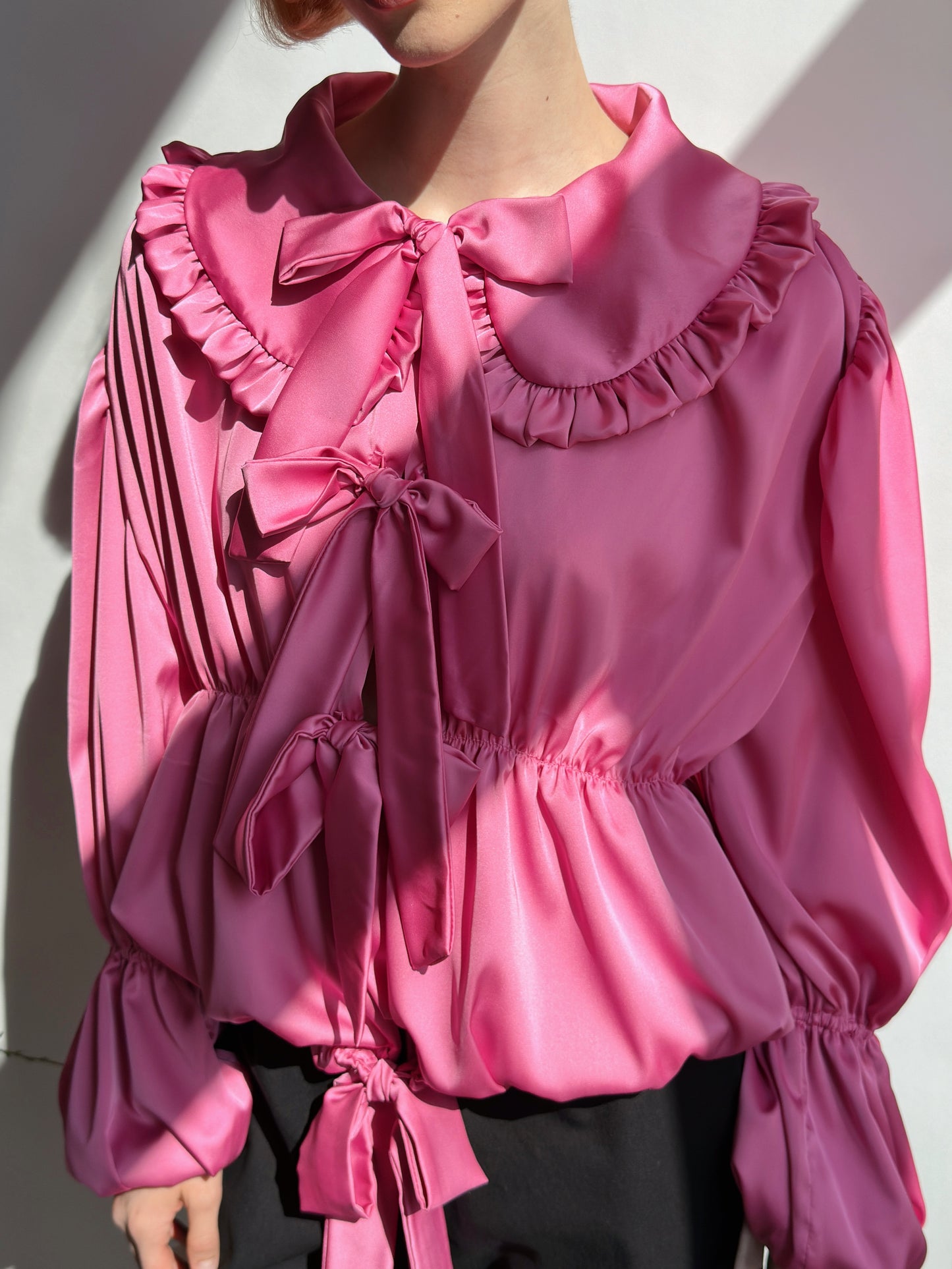 Satin Bow Top