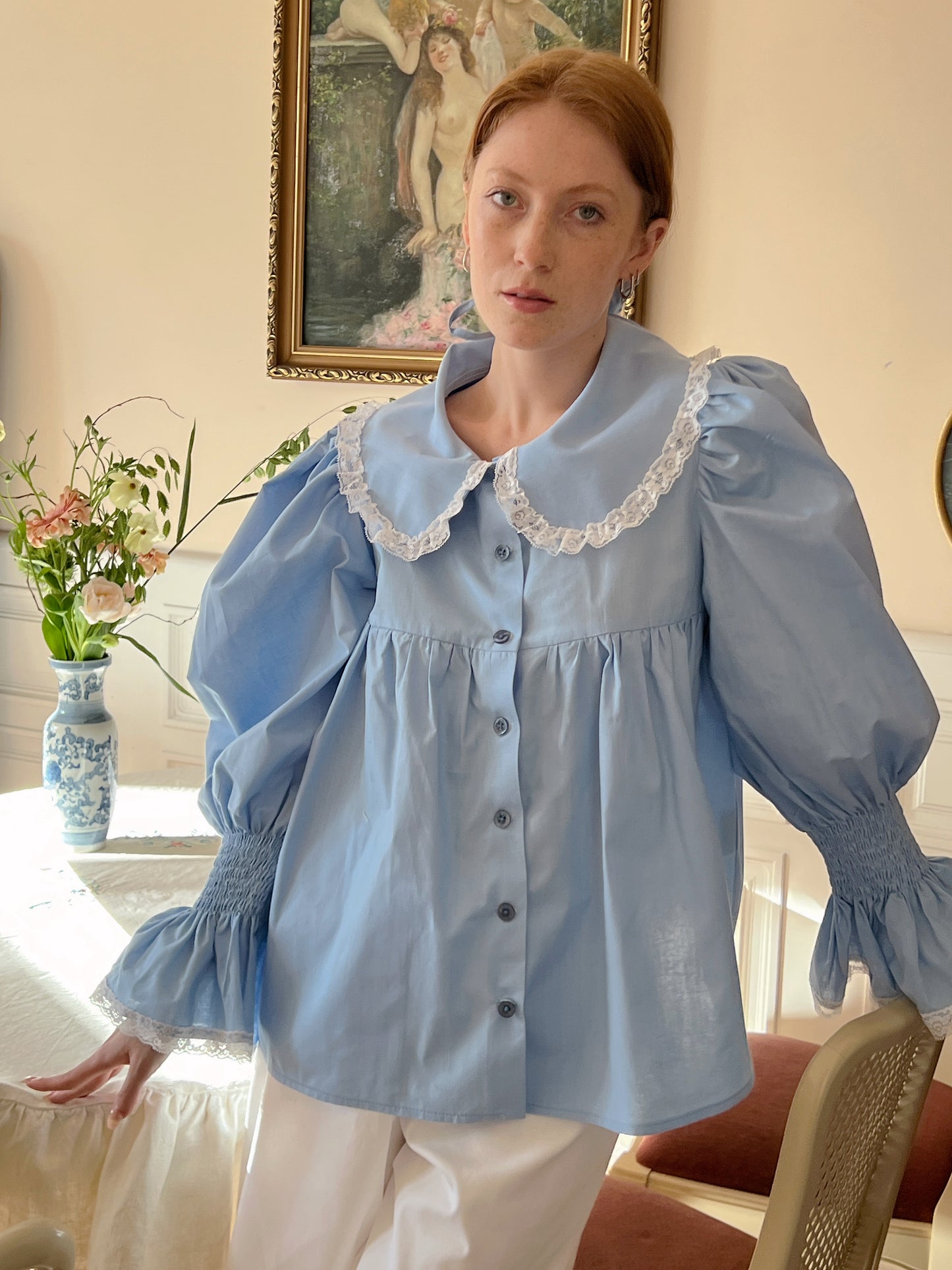 Baby blue mummy shirt