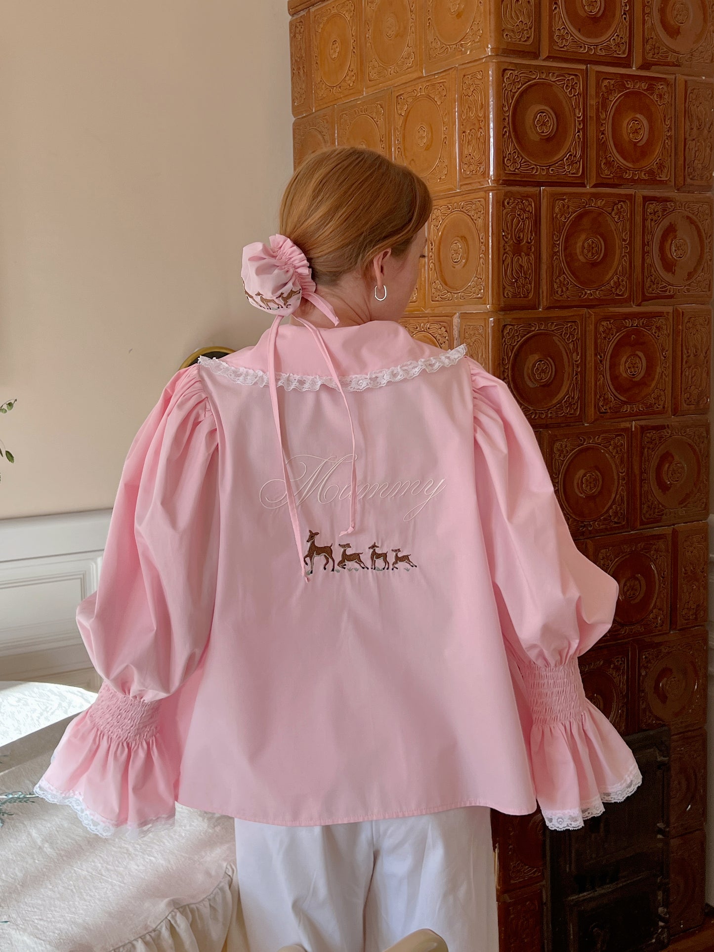 Baby pink mummy shirt