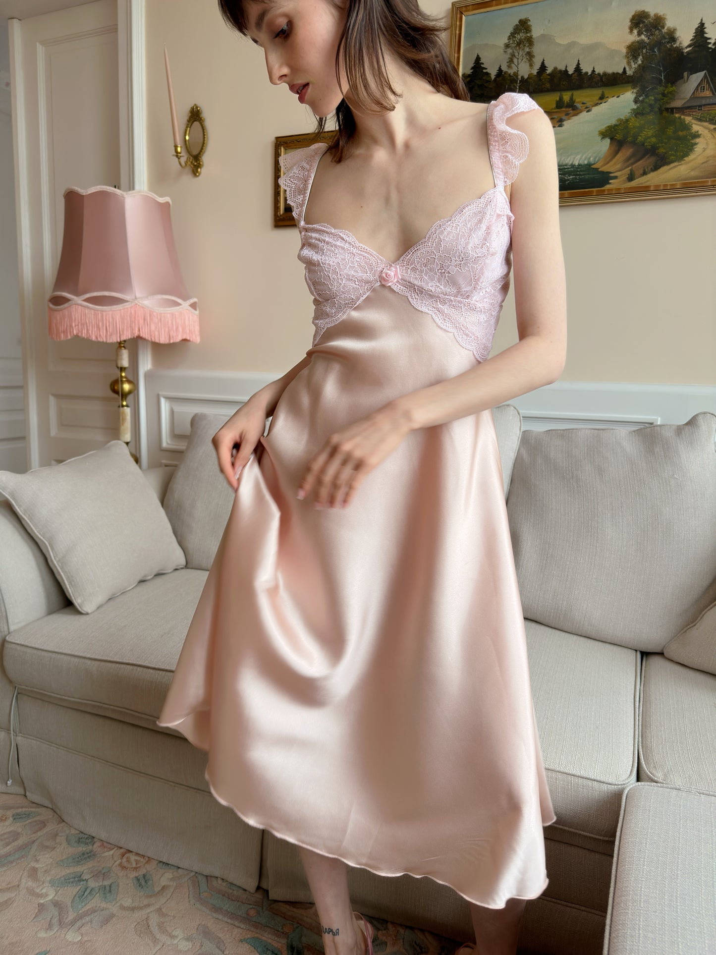 Unterkleid aus Seide