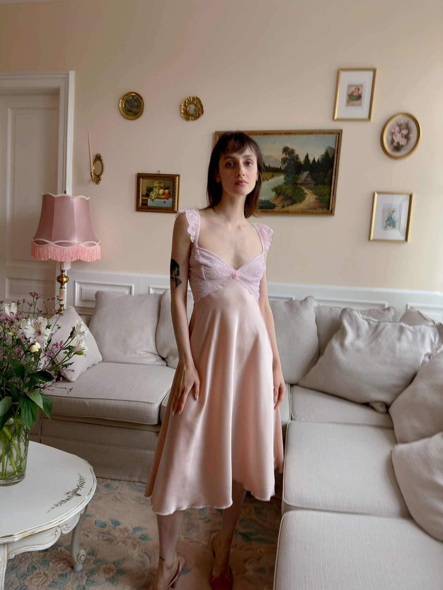 Unterkleid aus Seide