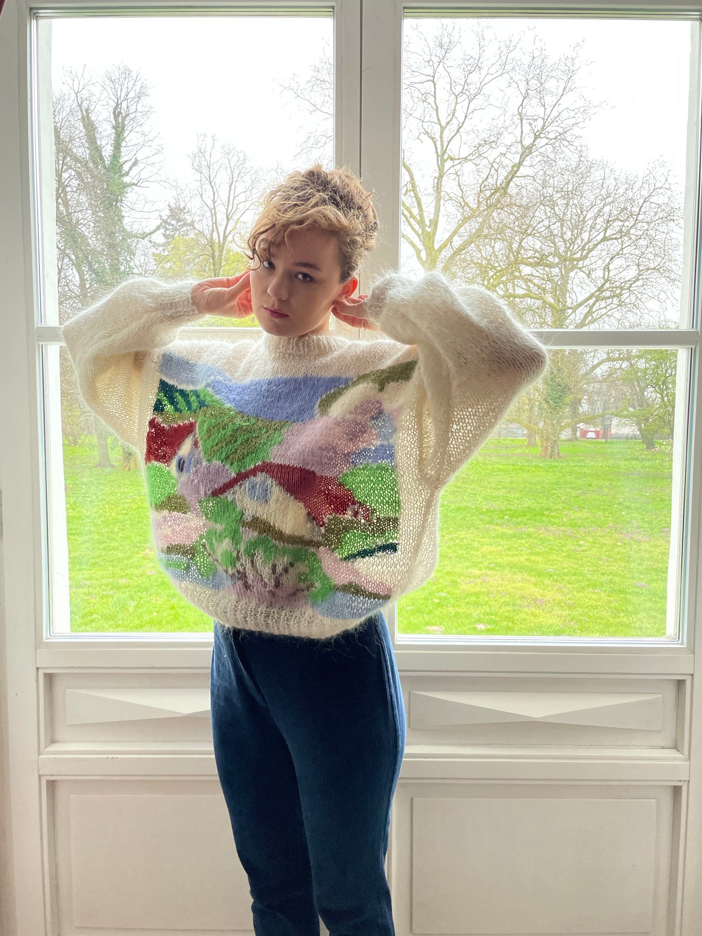 Handmade landscape jumper