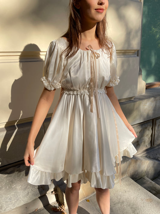 Viscose satin dream dress