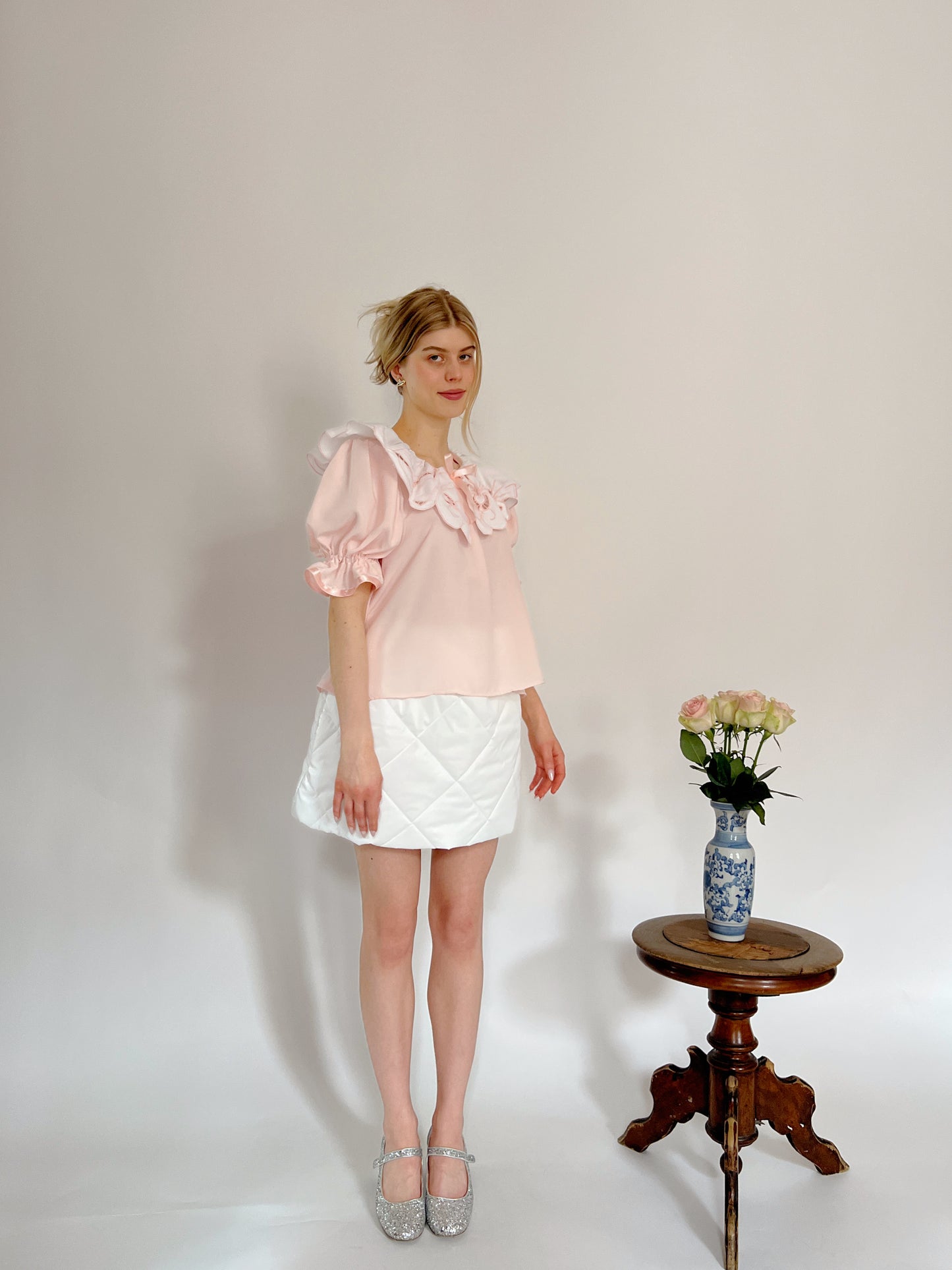 Reworked Baby Pink Shirt