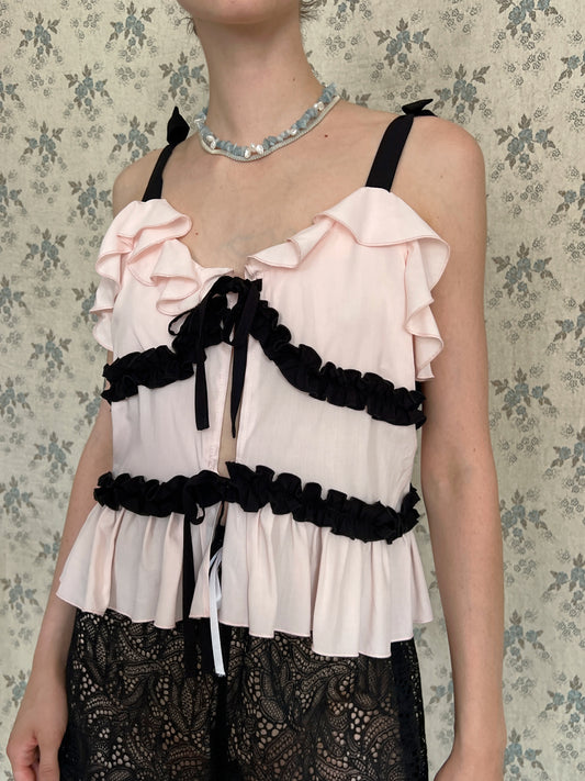 Summer ruffles top