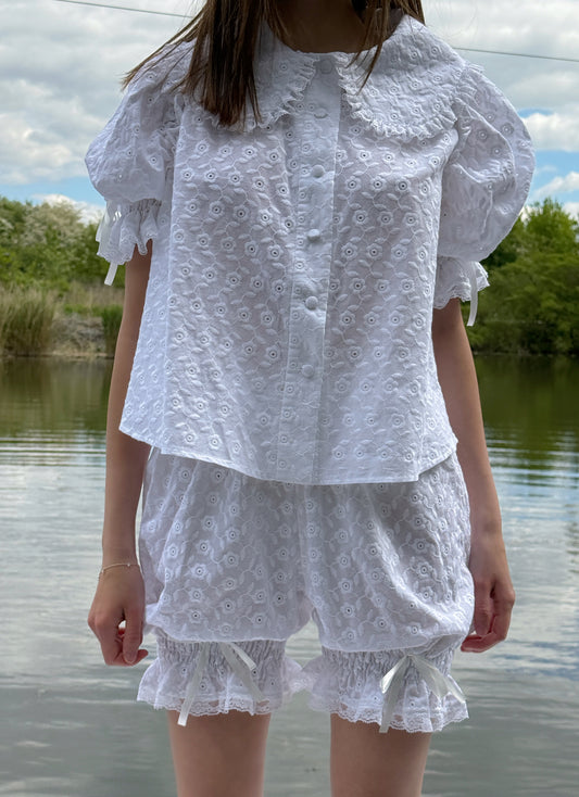 Summer Cotton Bloomer Set