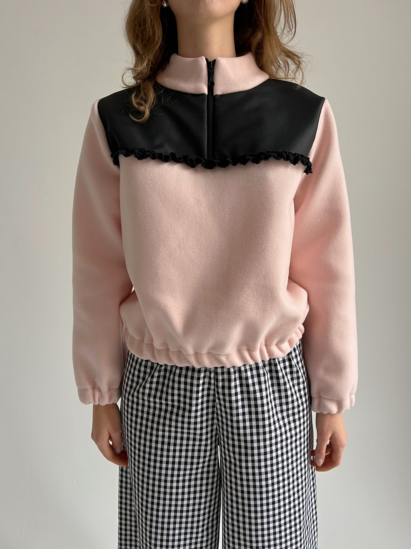 Baby Pink Woolen Pullover