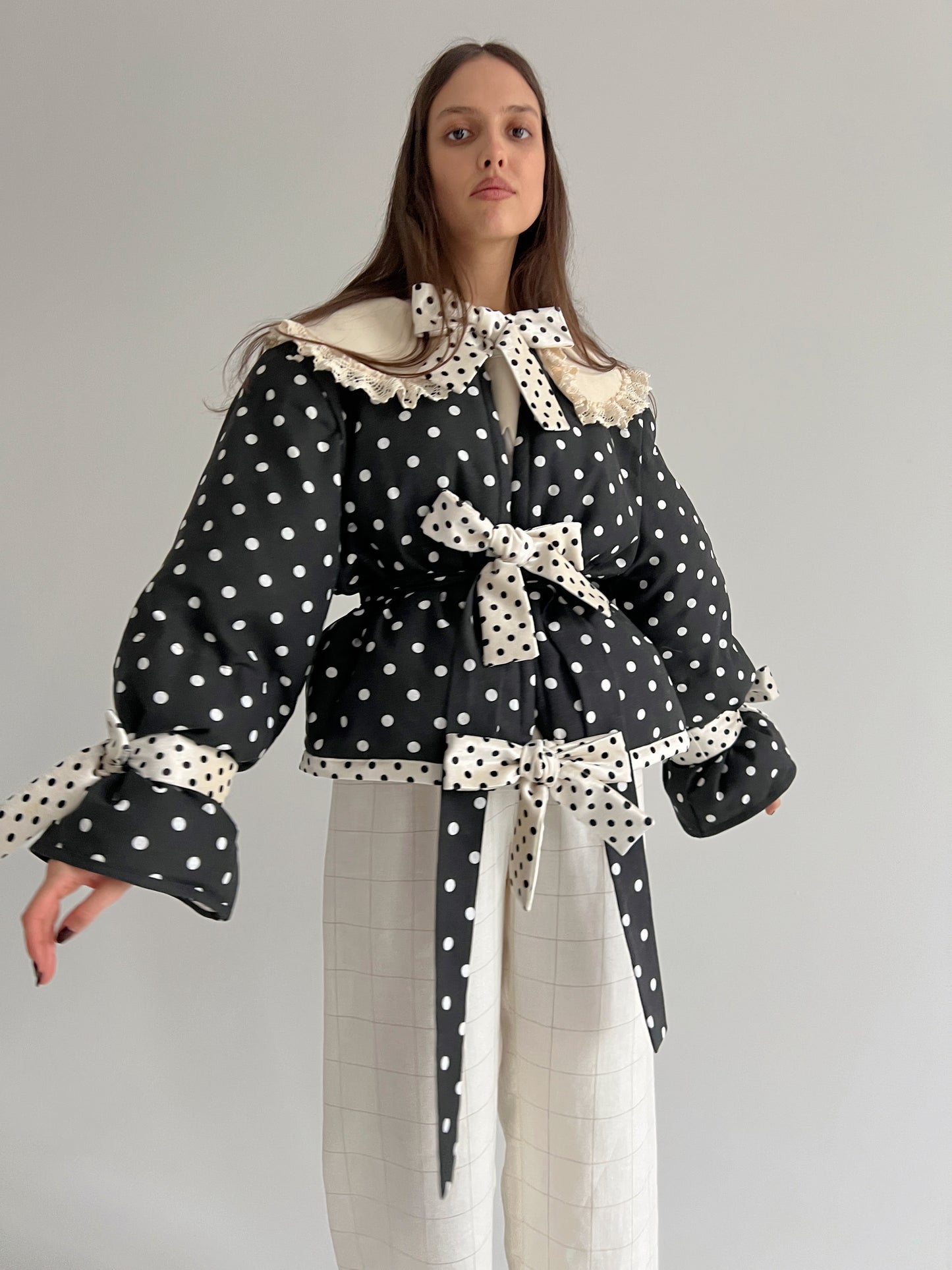 Big Polka Dots Puffer Jacket 