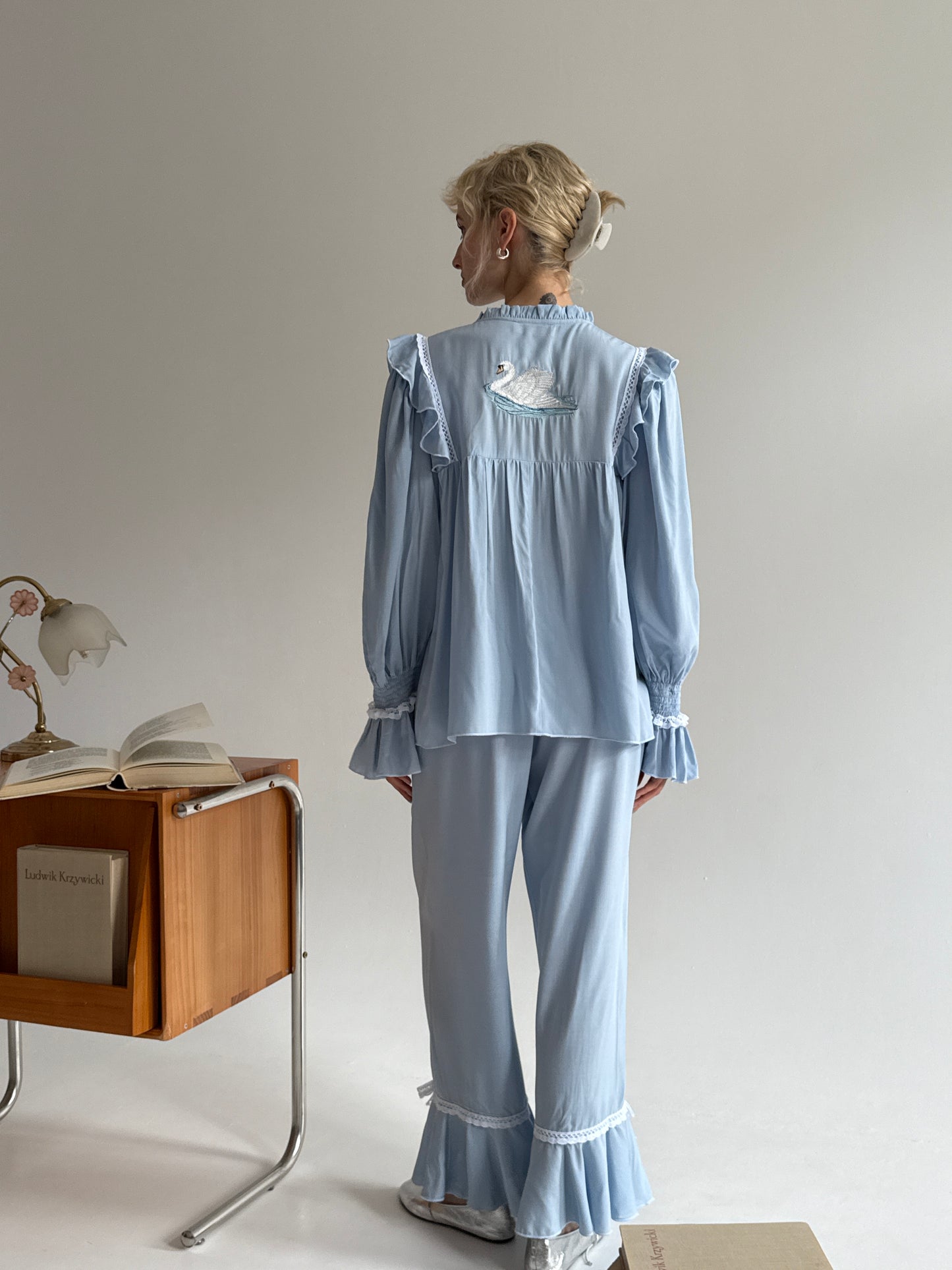 Baby Blue Swan Pyjama