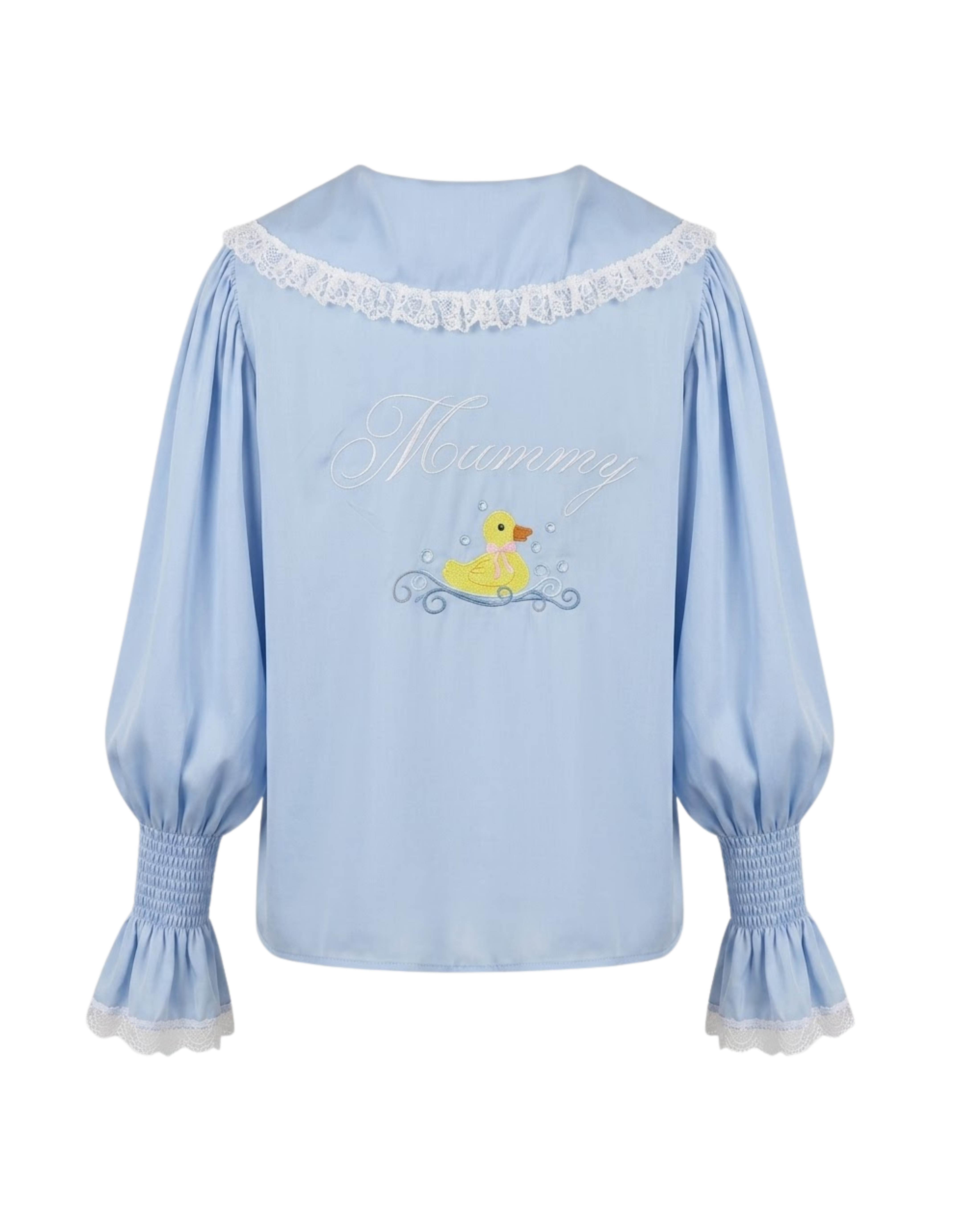 Baby blue mummy shirt