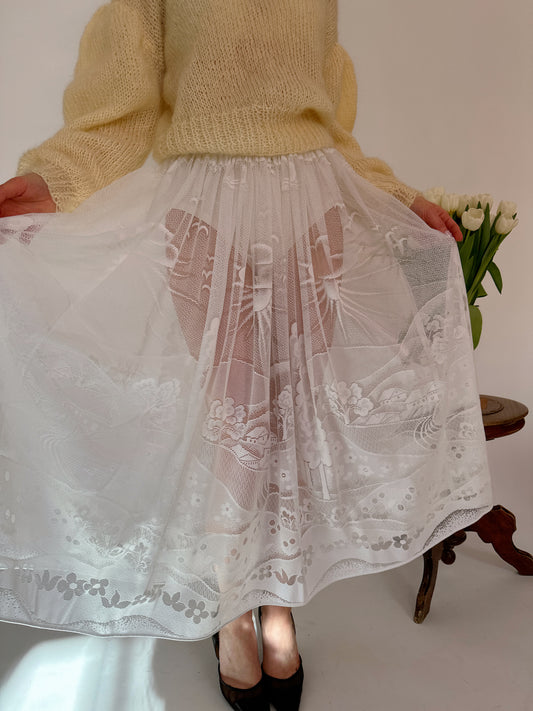 Upcycled Lace Skirt