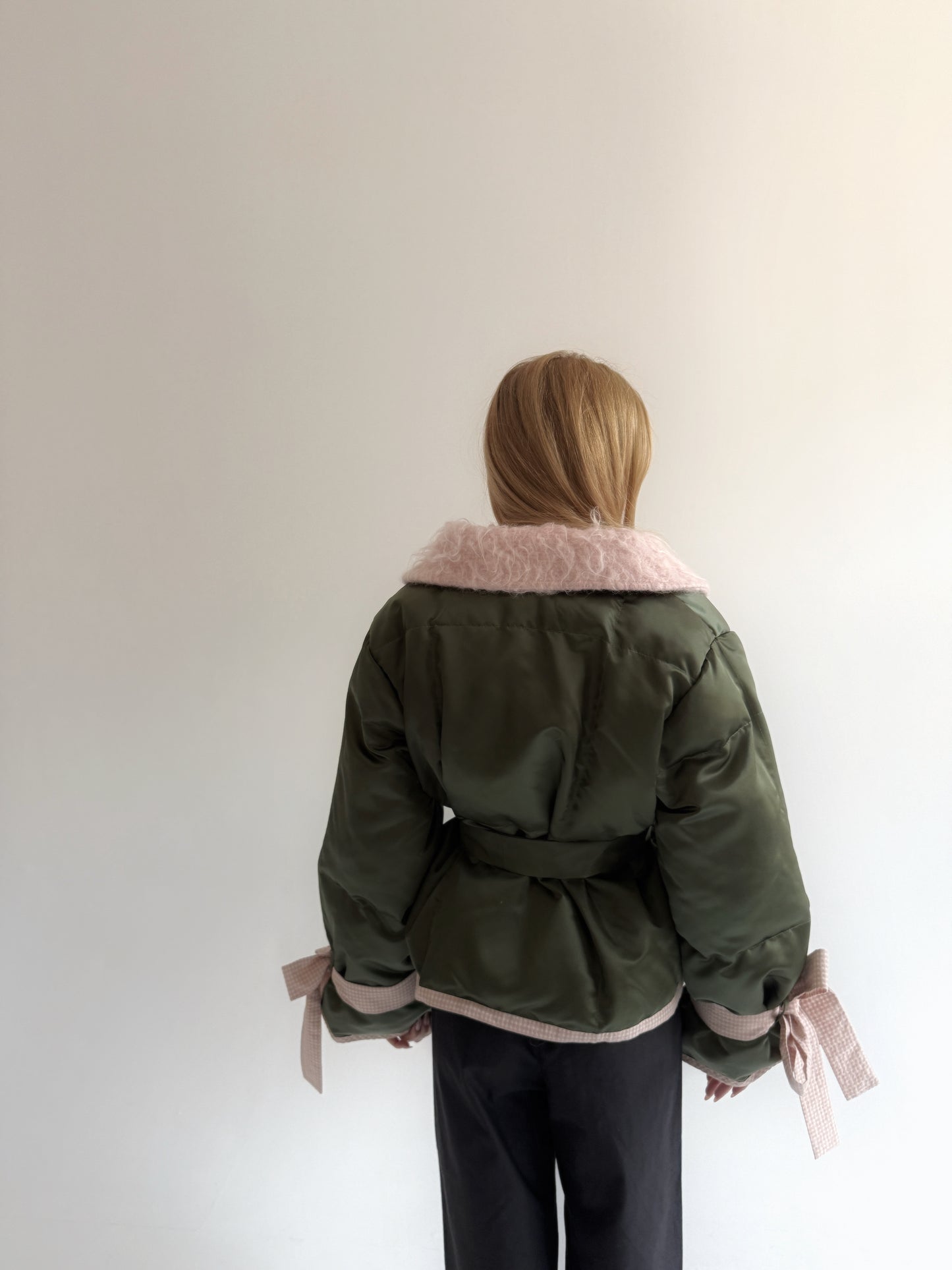 Green Puffer Jacket 