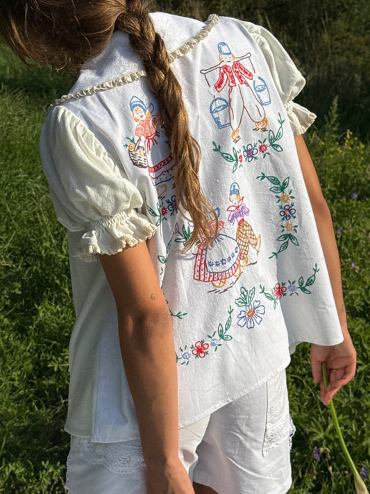 Reworked Folk embroidery Shirt I