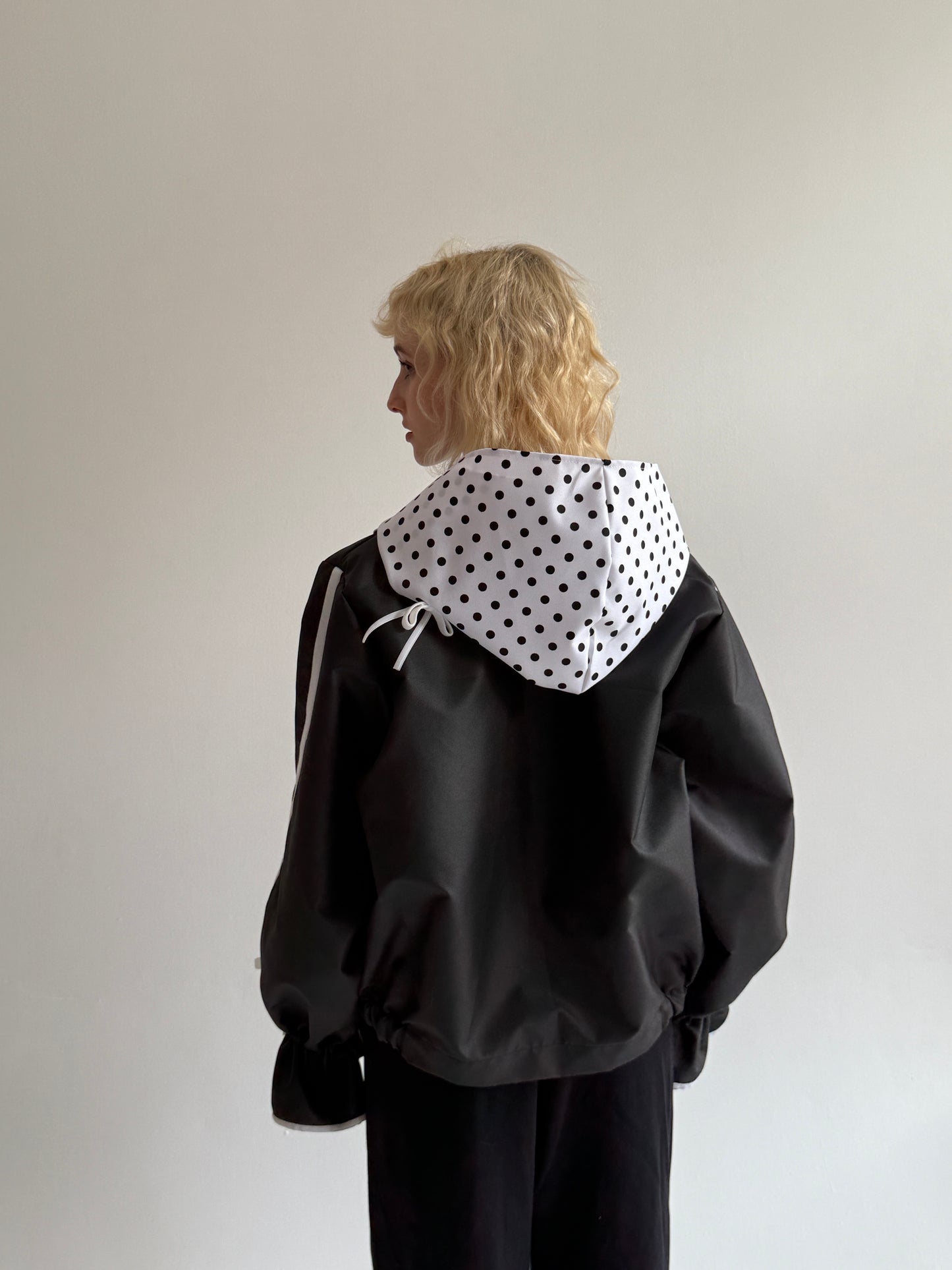 Waterproof polka dots jacket