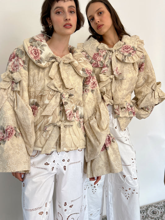 Reworked antique rose coat I