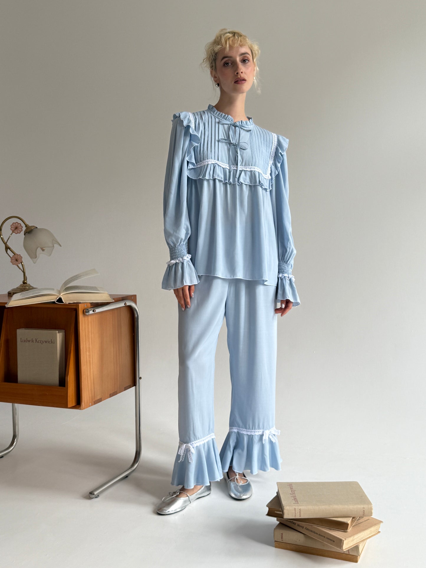 Baby Blue Swan Pyjama