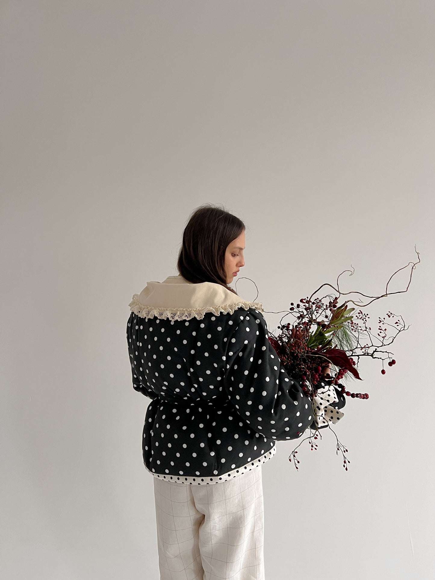 Big Polka Dots Puffer Jacket 