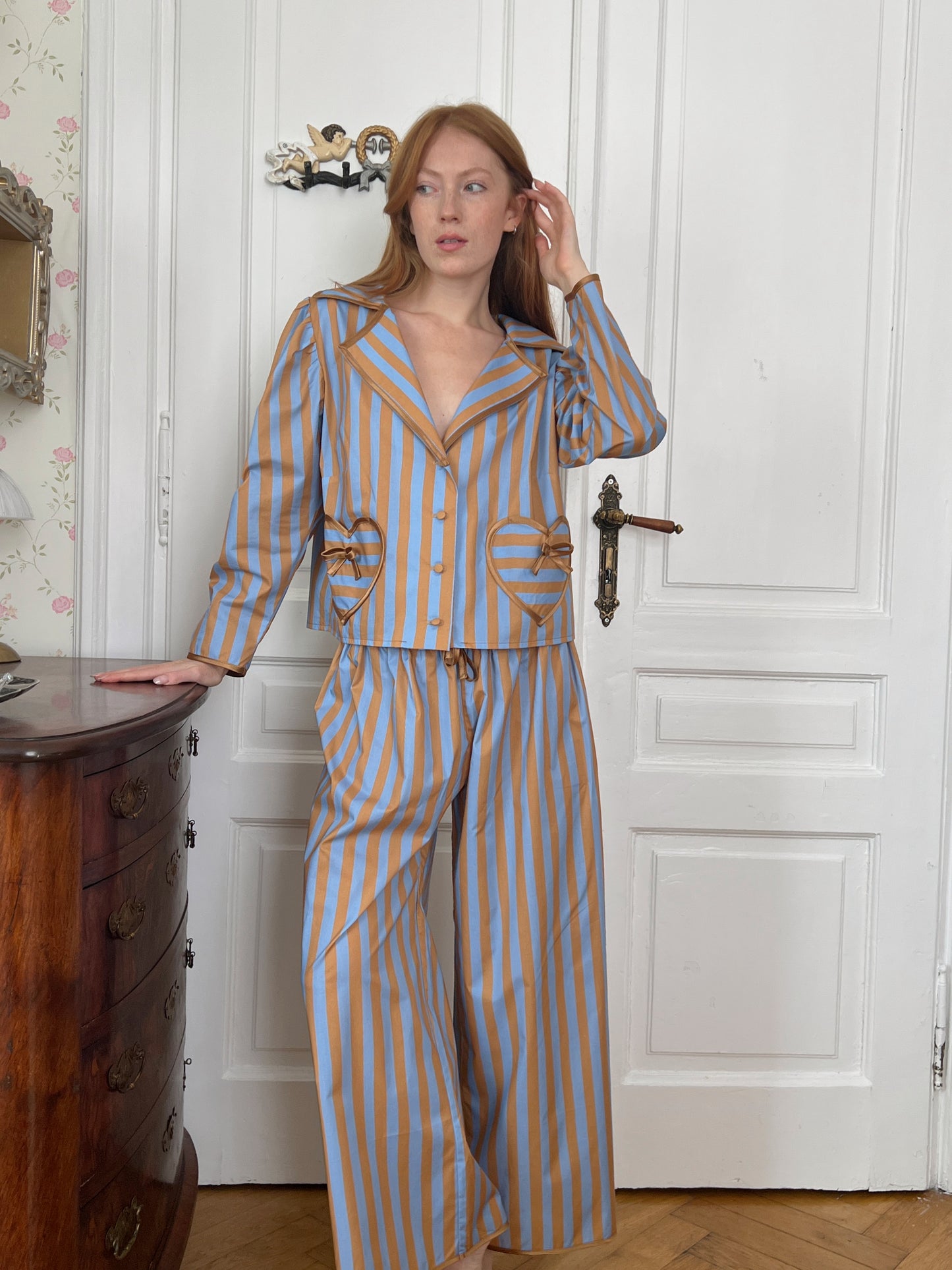 Cotton stripes pyjama