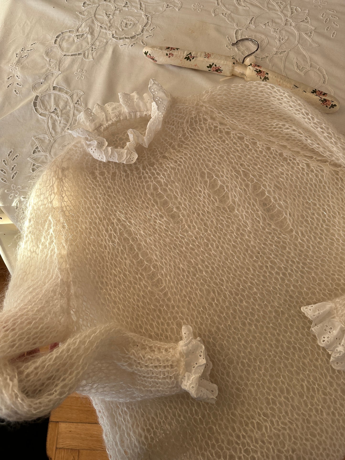Mohair knitted dress